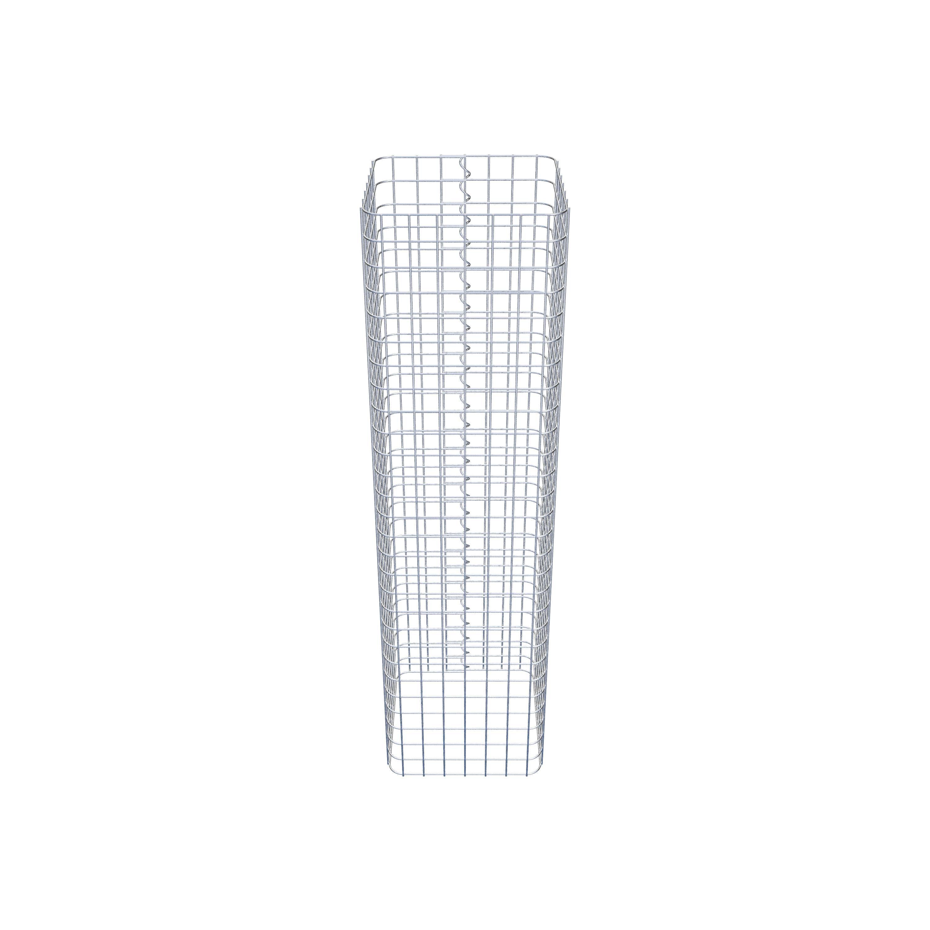 Colonne gabion 37 x 37 cm MW 5 x 5 cm carré