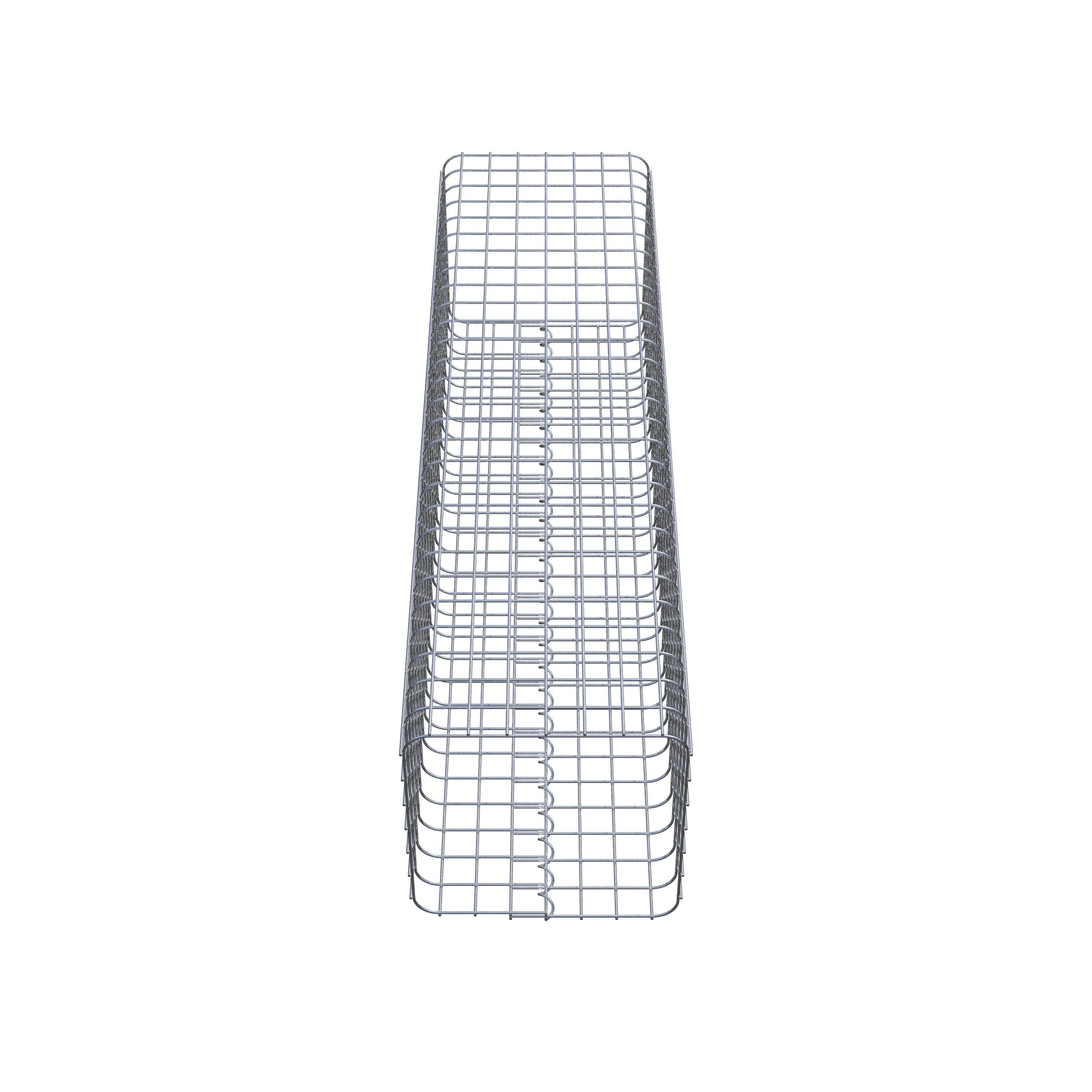 Colonne gabion 37 x 37 cm MW 5 x 5 cm carré