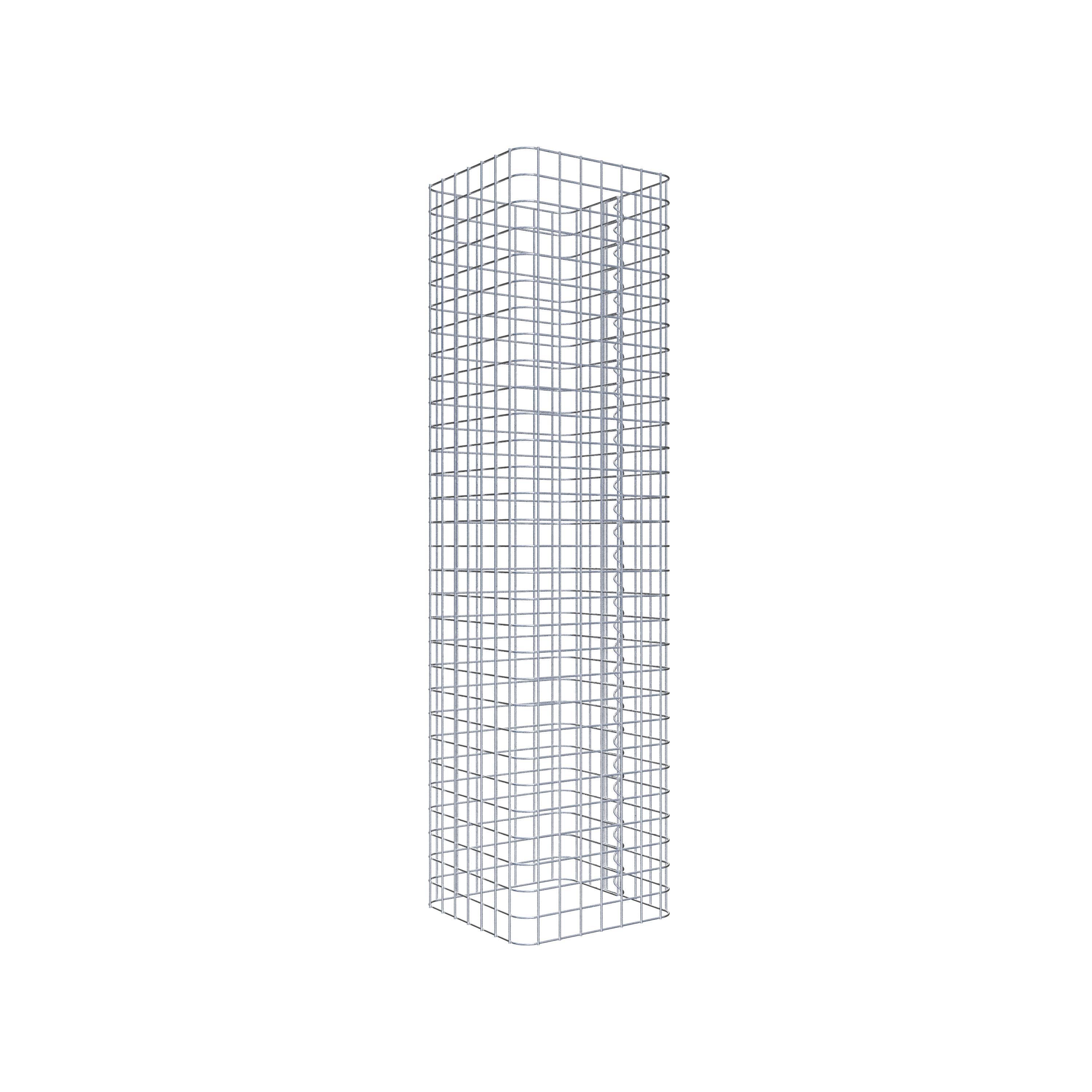 Colonne gabion 37 x 37 cm MW 5 x 5 cm carré