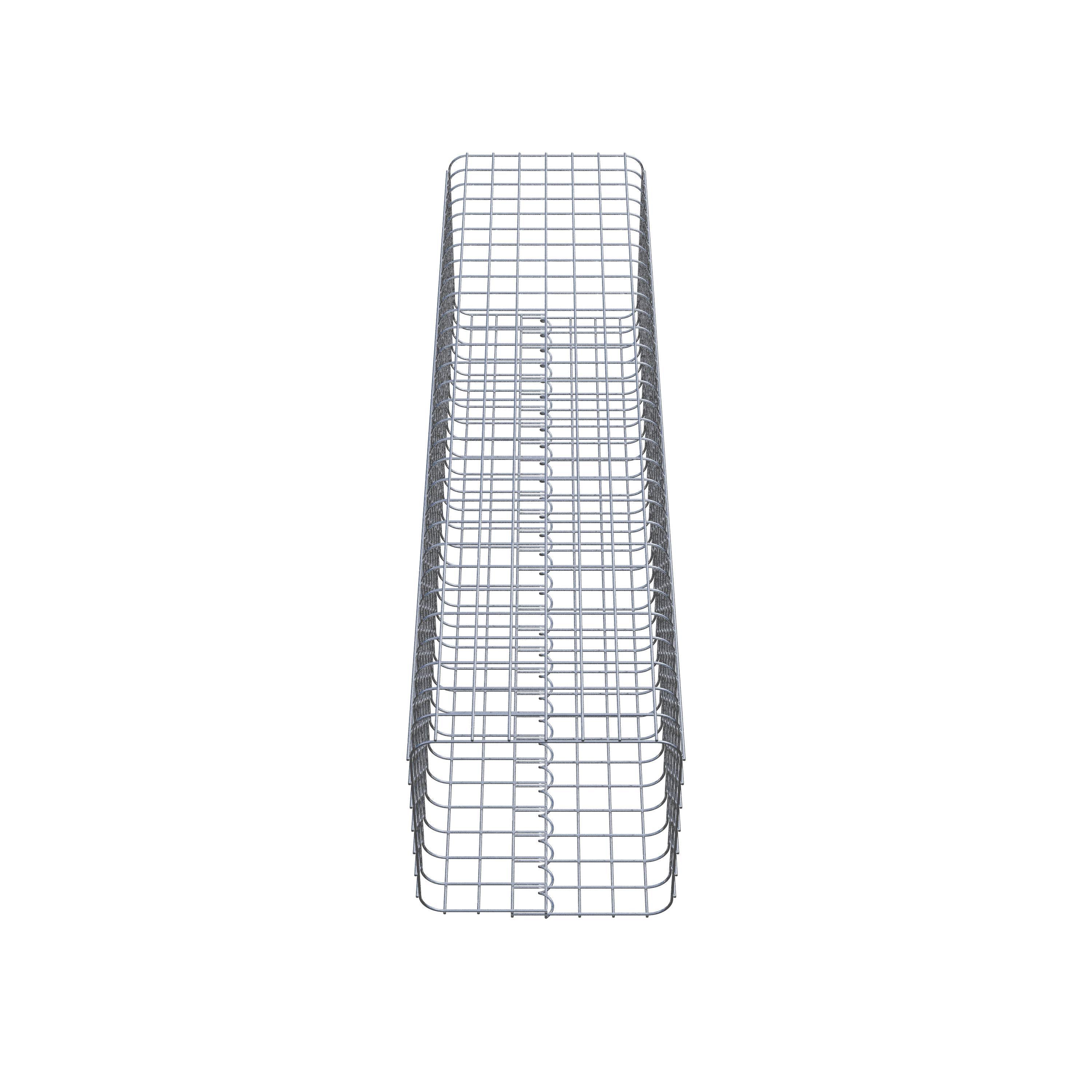 Colonne gabion 37 x 37 cm MW 5 x 5 cm carré