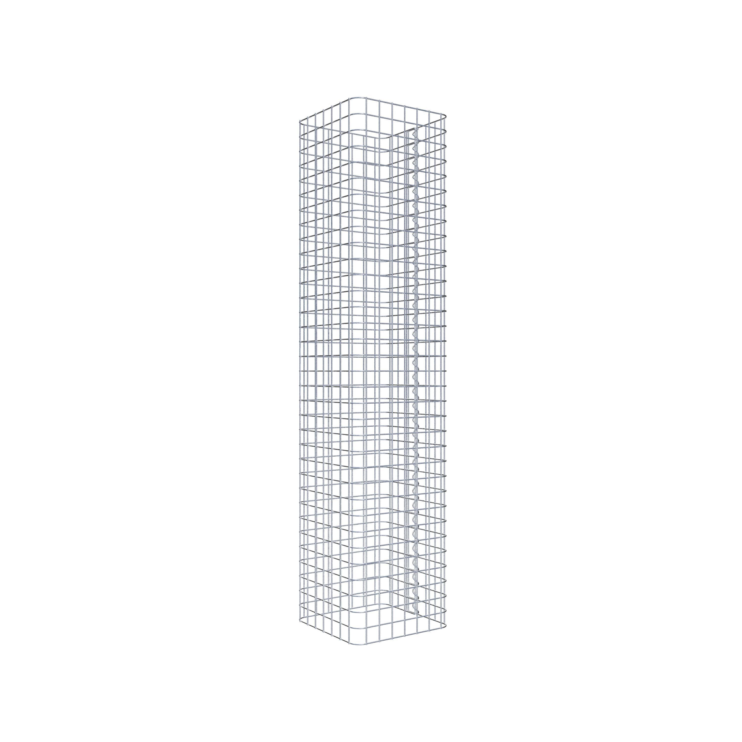 Colonne gabion 37 x 37 cm MW 5 x 5 cm carré