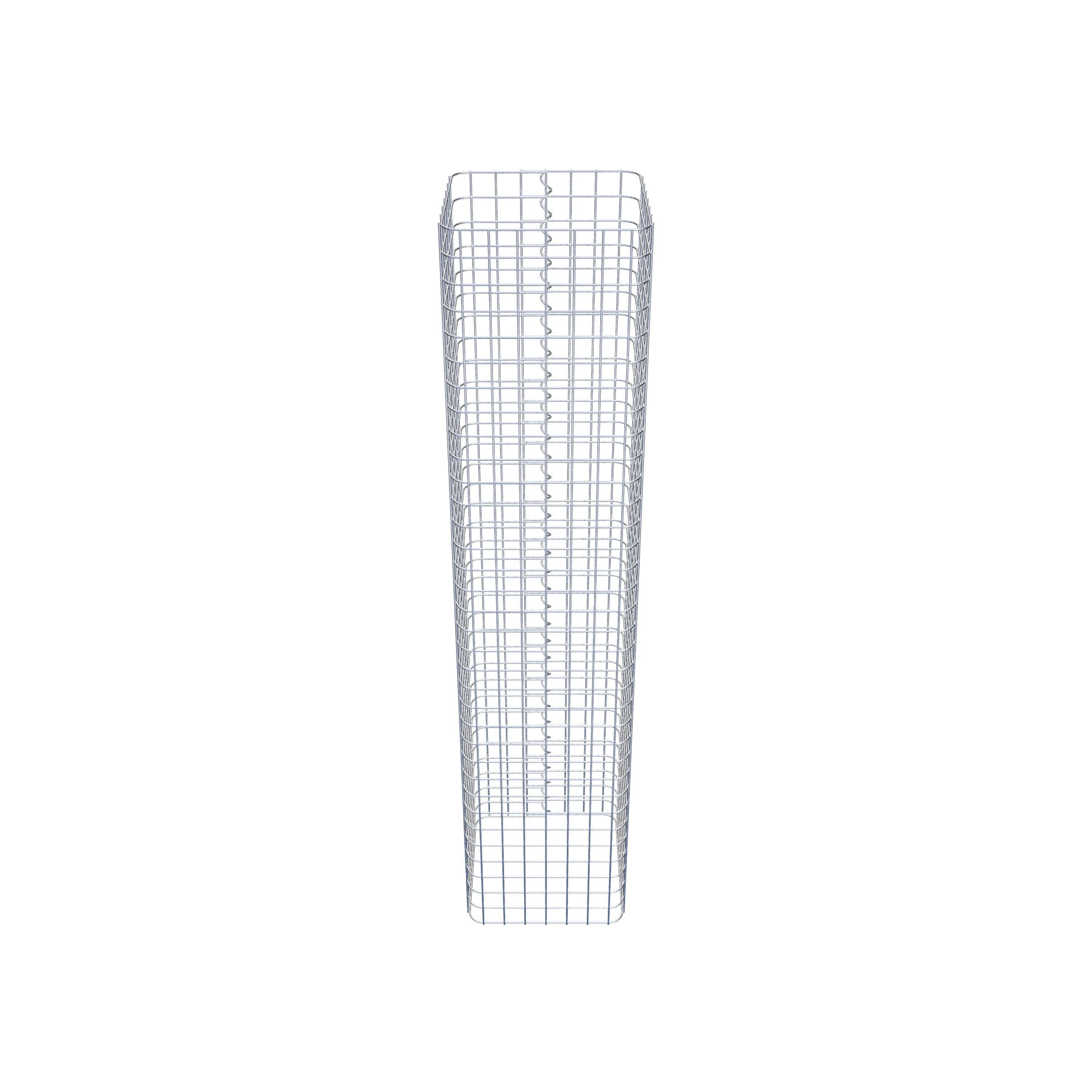 Colonne gabion 37 x 37 cm MW 5 x 5 cm carré