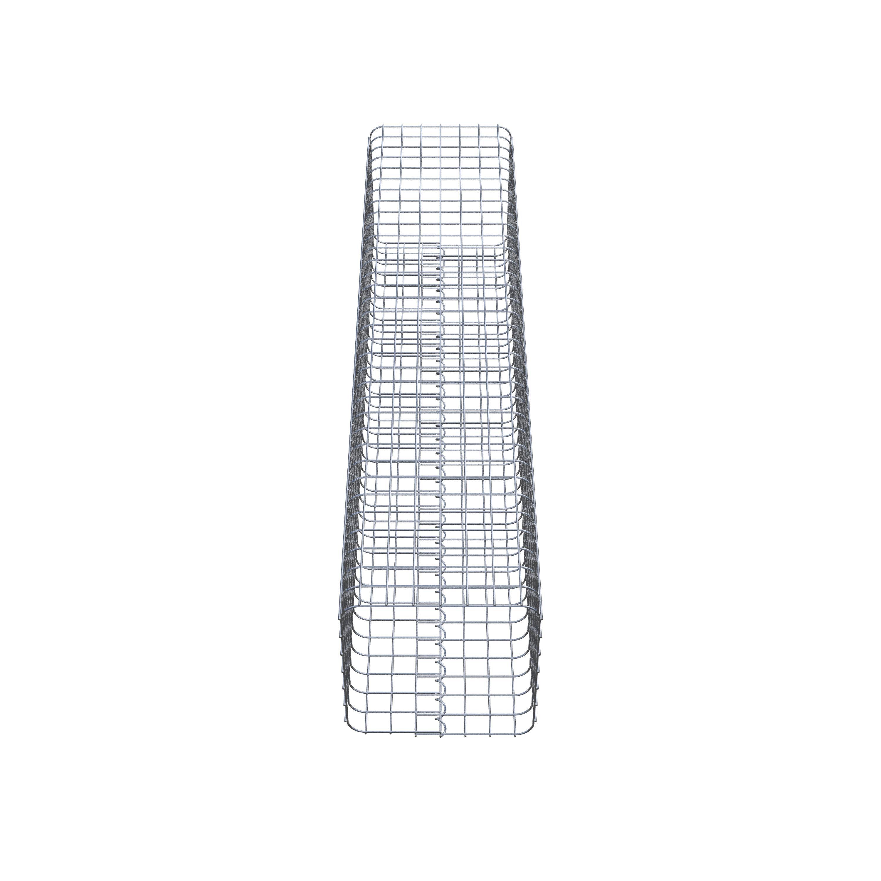 Colonne gabion 37 x 37 cm MW 5 x 5 cm carré