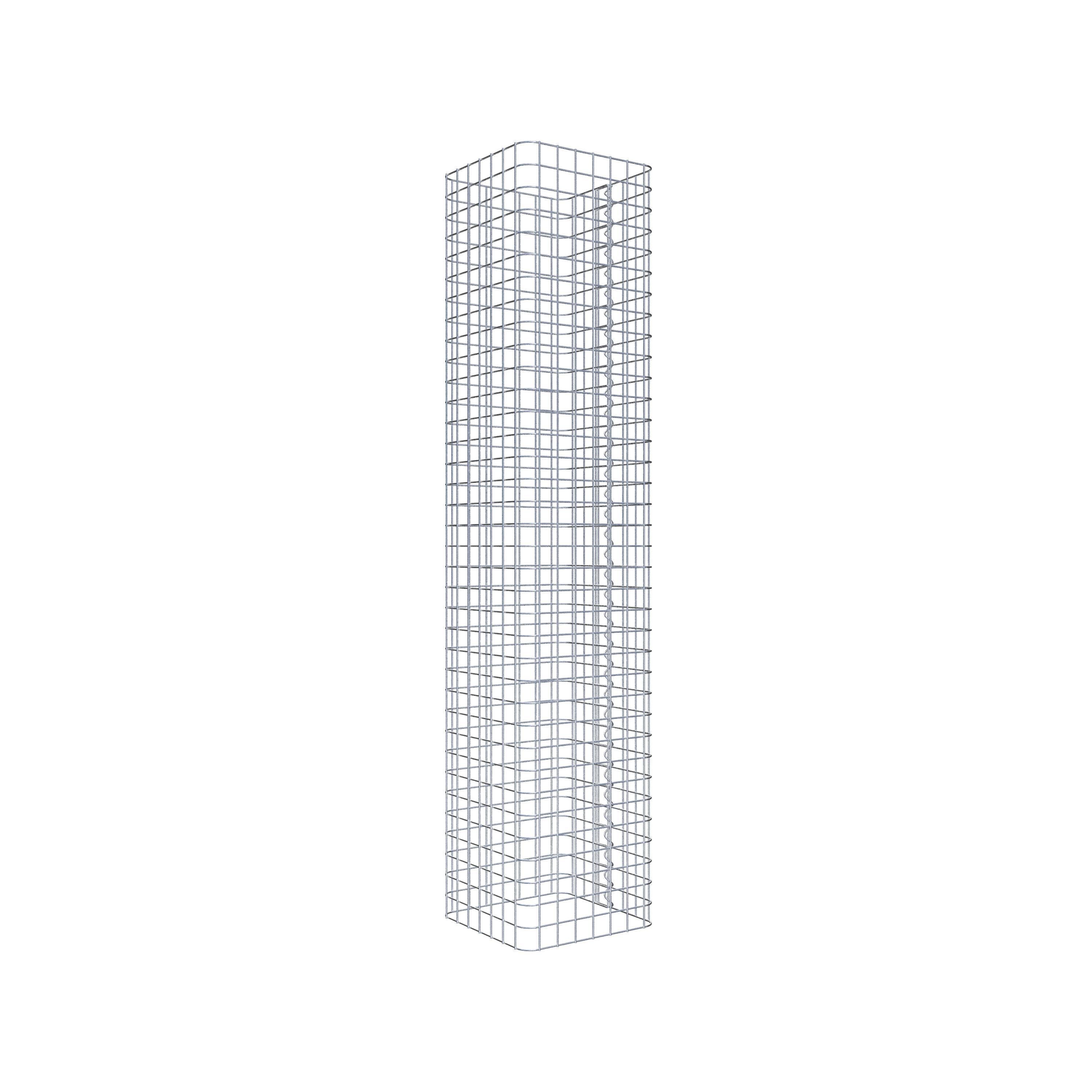 Colonne gabion 37 x 37 cm MW 5 x 5 cm carré