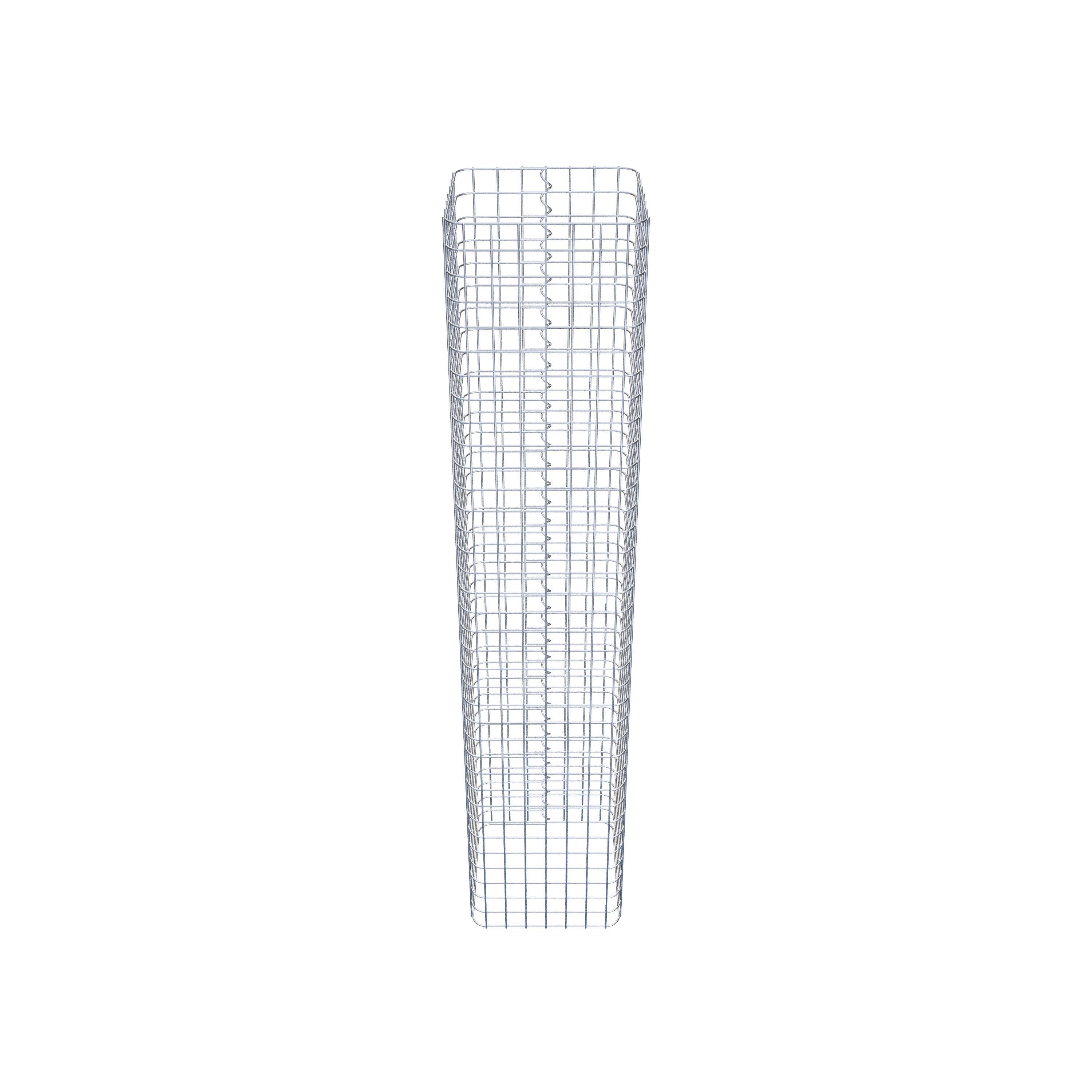 Colonne gabion 37 x 37 cm MW 5 x 5 cm carré