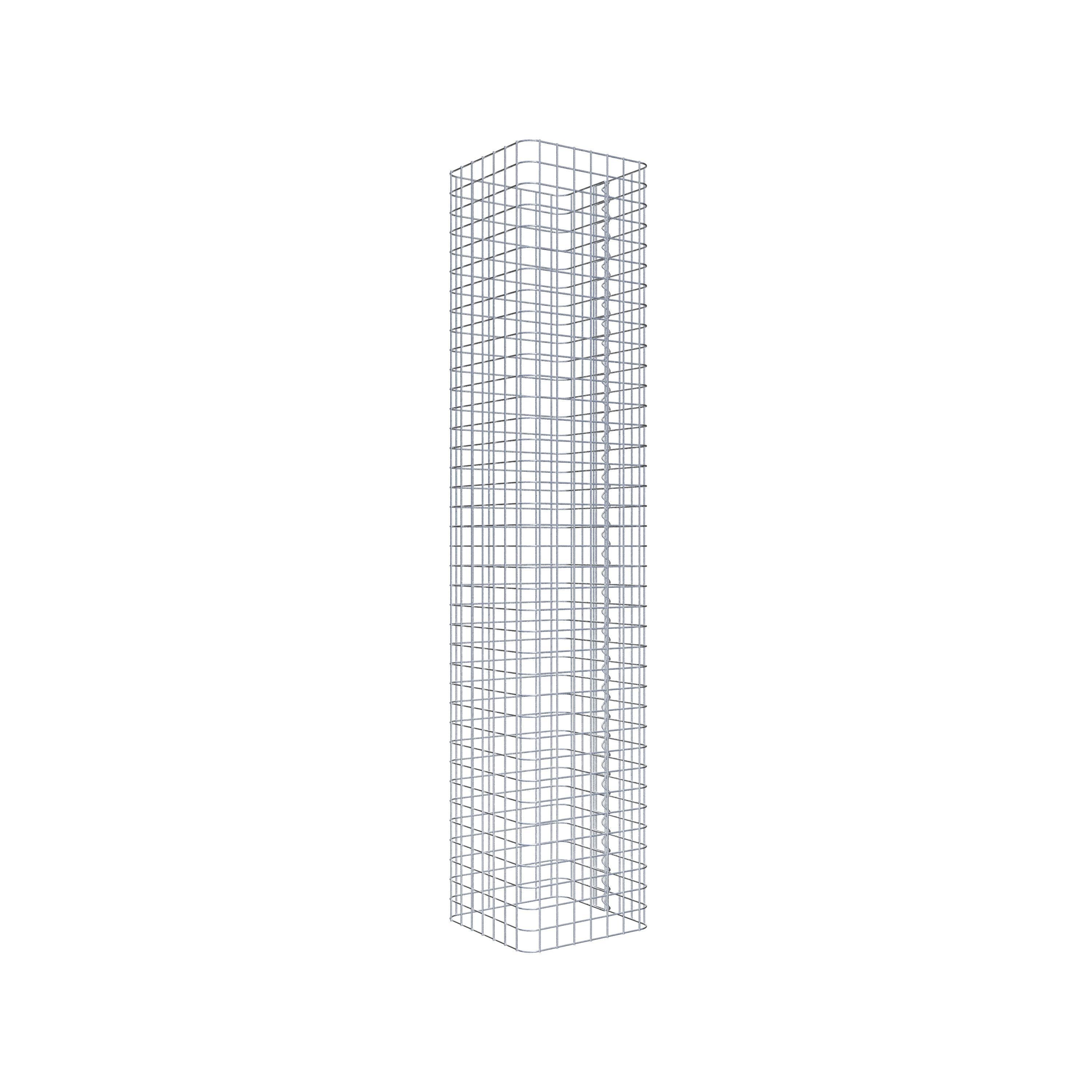 Colonne gabion 37 x 37 cm MW 5 x 5 cm carré