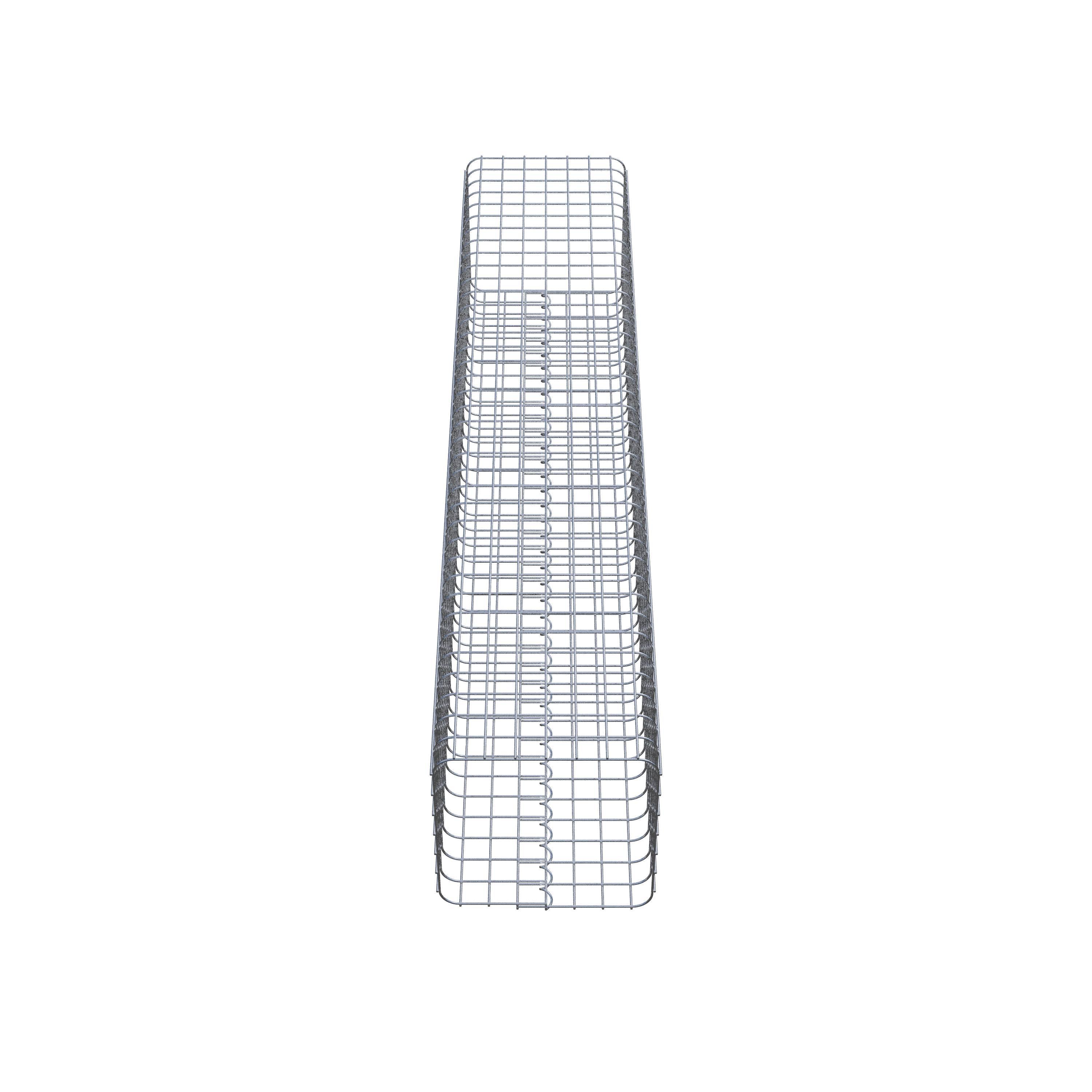 Colonne gabion 37 x 37 cm MW 5 x 5 cm carré