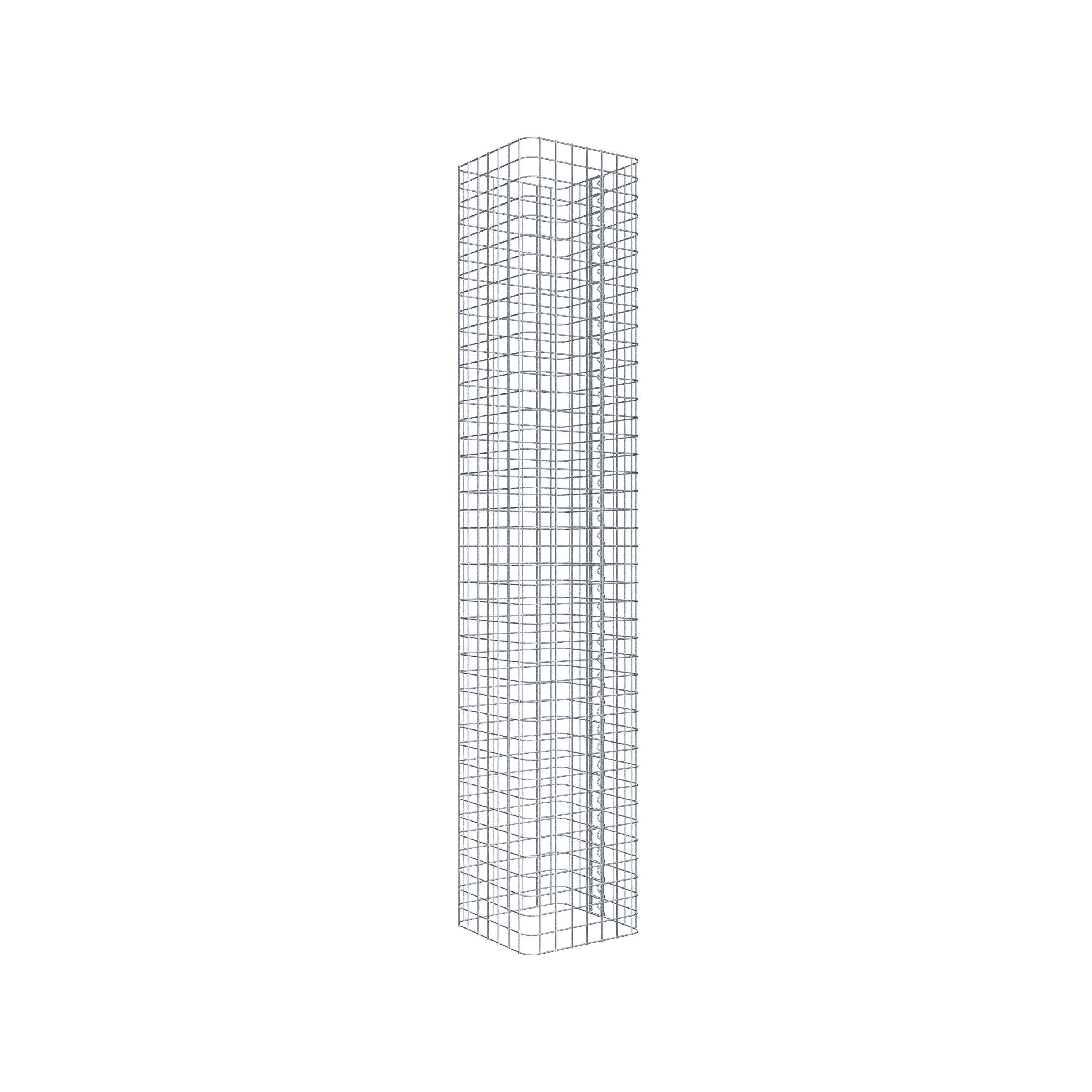 Colonne gabion 37 x 37 cm MW 5 x 5 cm carré