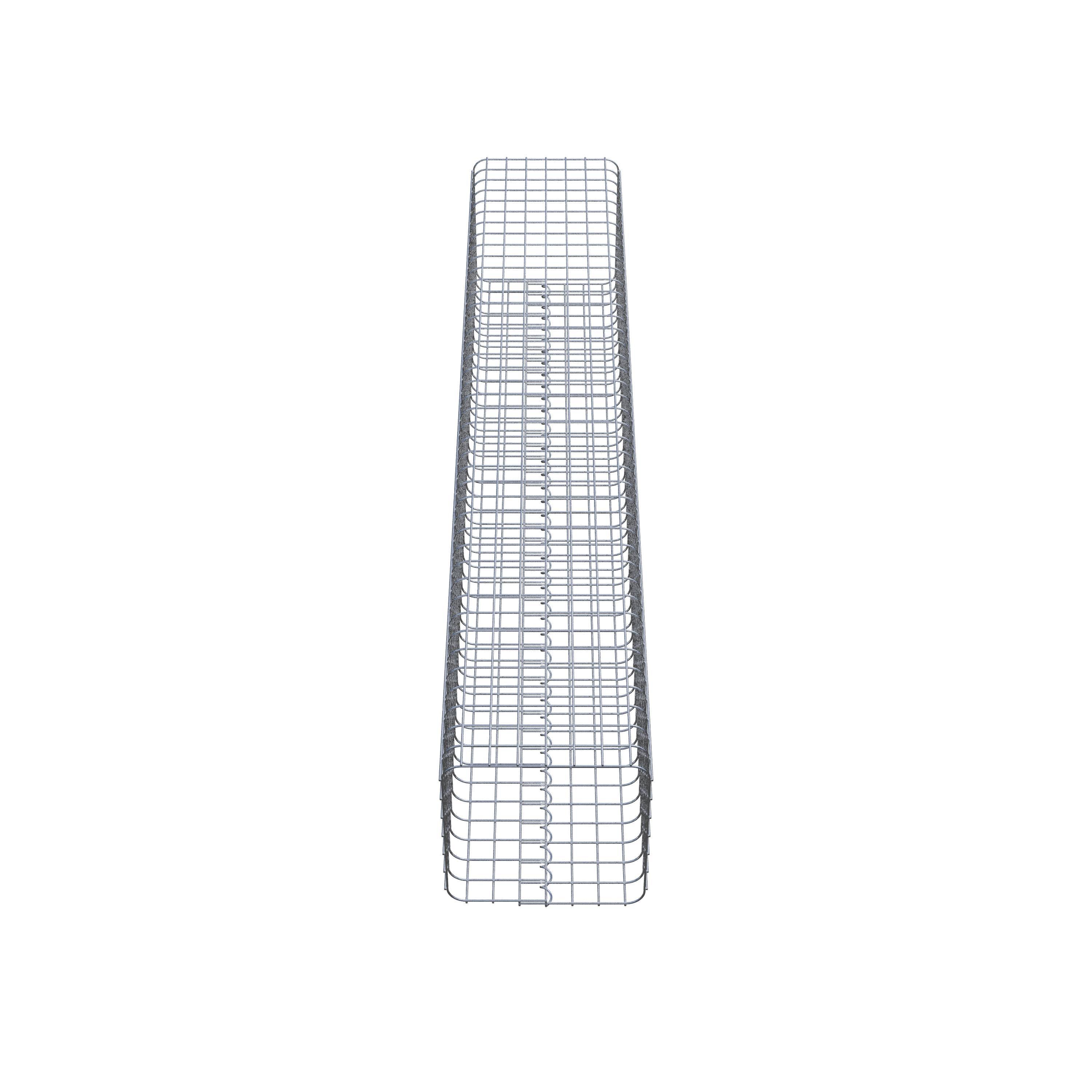 Colonne gabion 37 x 37 cm MW 5 x 5 cm carré