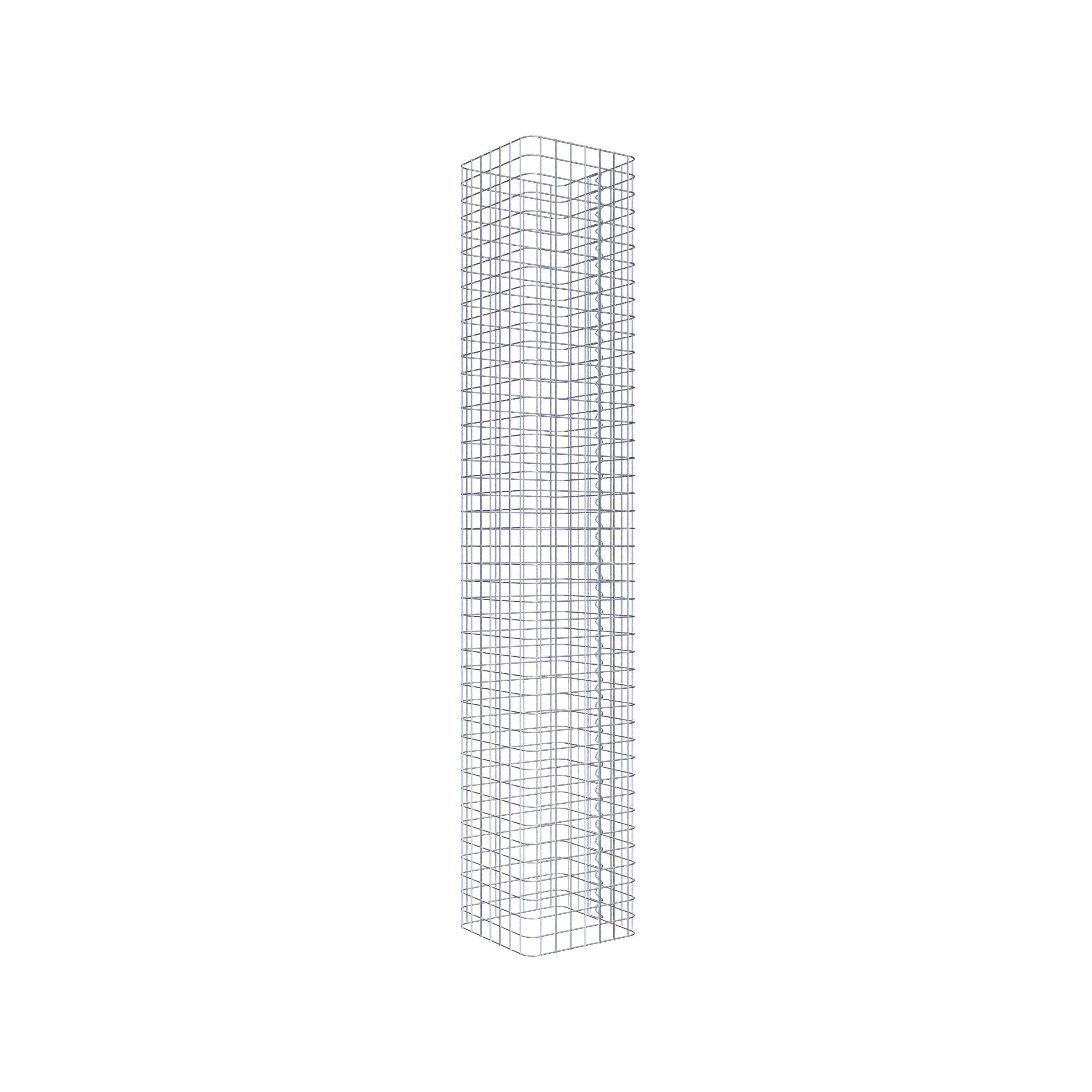 Colonne gabion 37 x 37 cm MW 5 x 5 cm carré