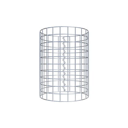 Columna de gaviones diámetro 37 cm MW 5 x 5 cm redonda