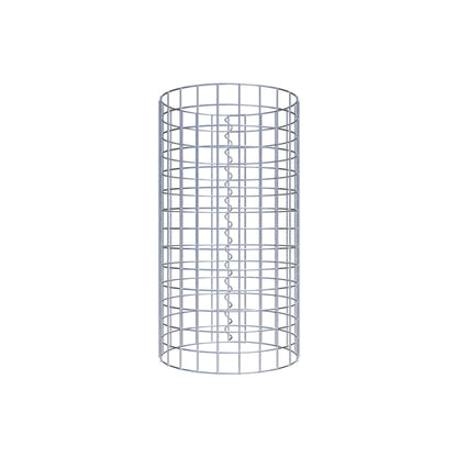Columna de gaviones diámetro 37 cm MW 5 x 5 cm redonda