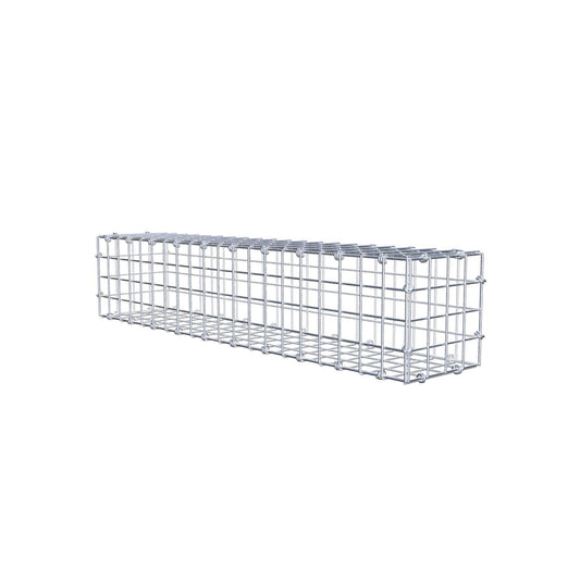 Schanskorf 100 cm x 20 cm x 20 cm (L x H x D), maaswijdte 5 x 5 cm, spiraalring