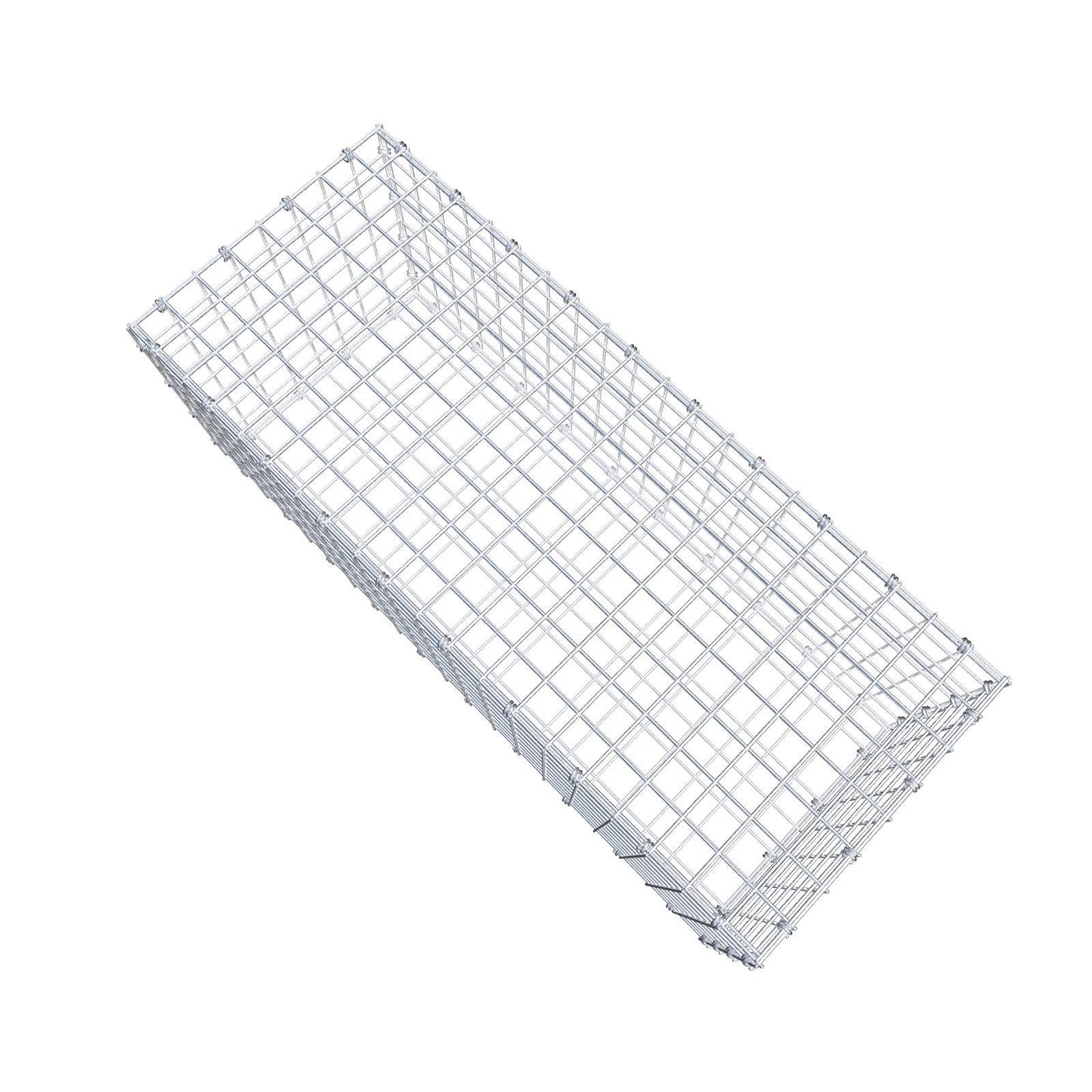 Gabion 100 cm x 40 cm x 40 cm (L x H x P), mailles 5 x 5 cm, anneau en spirale