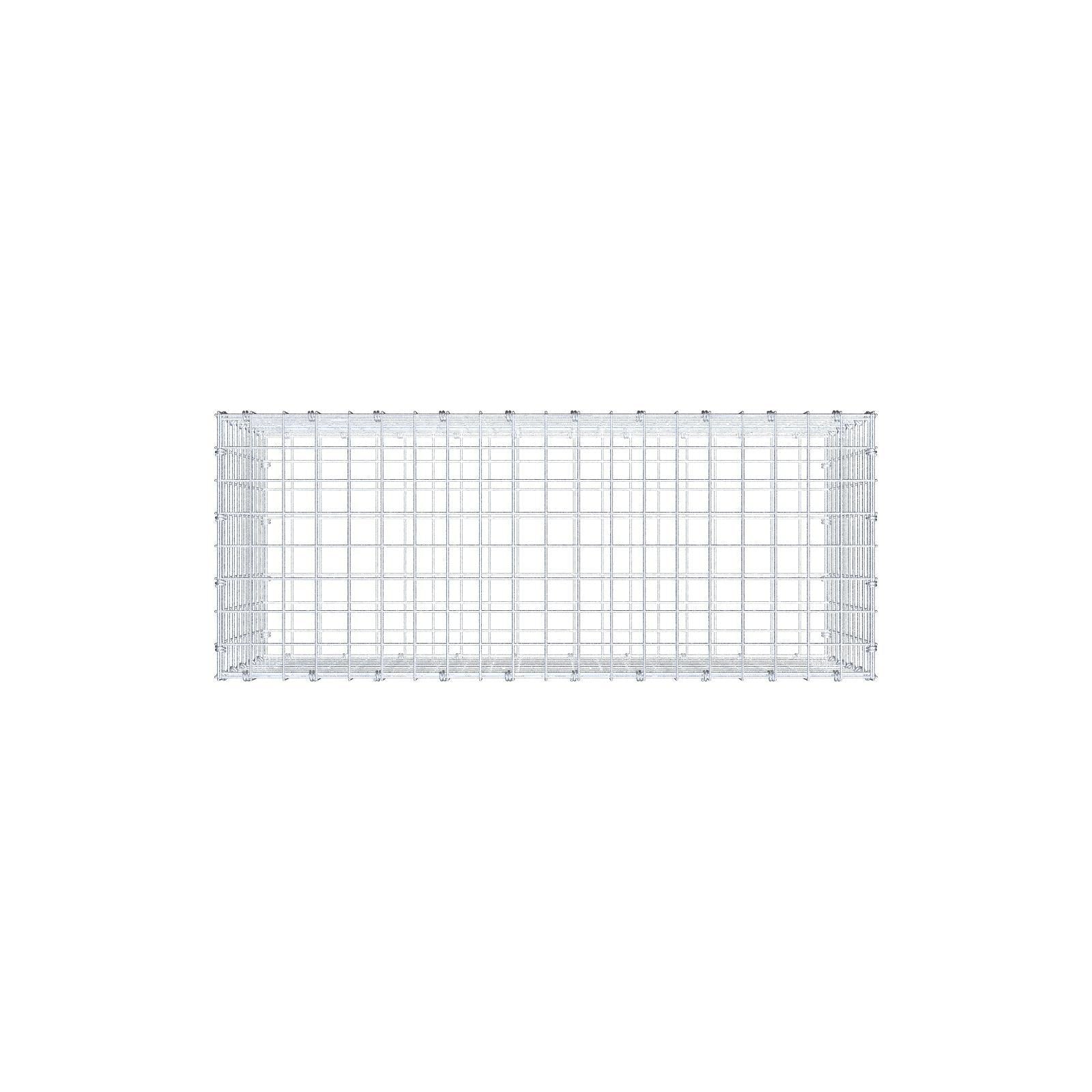 Gabione 100 cm x 50 cm x 40 cm (L x H x T), Maschenweite 5 x 5 cm, Spiralring