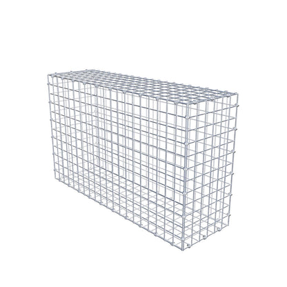 Gabion 100 cm x 60 cm x 30 cm (L x H x D), mesh size 5 x 5 cm, spiral ring