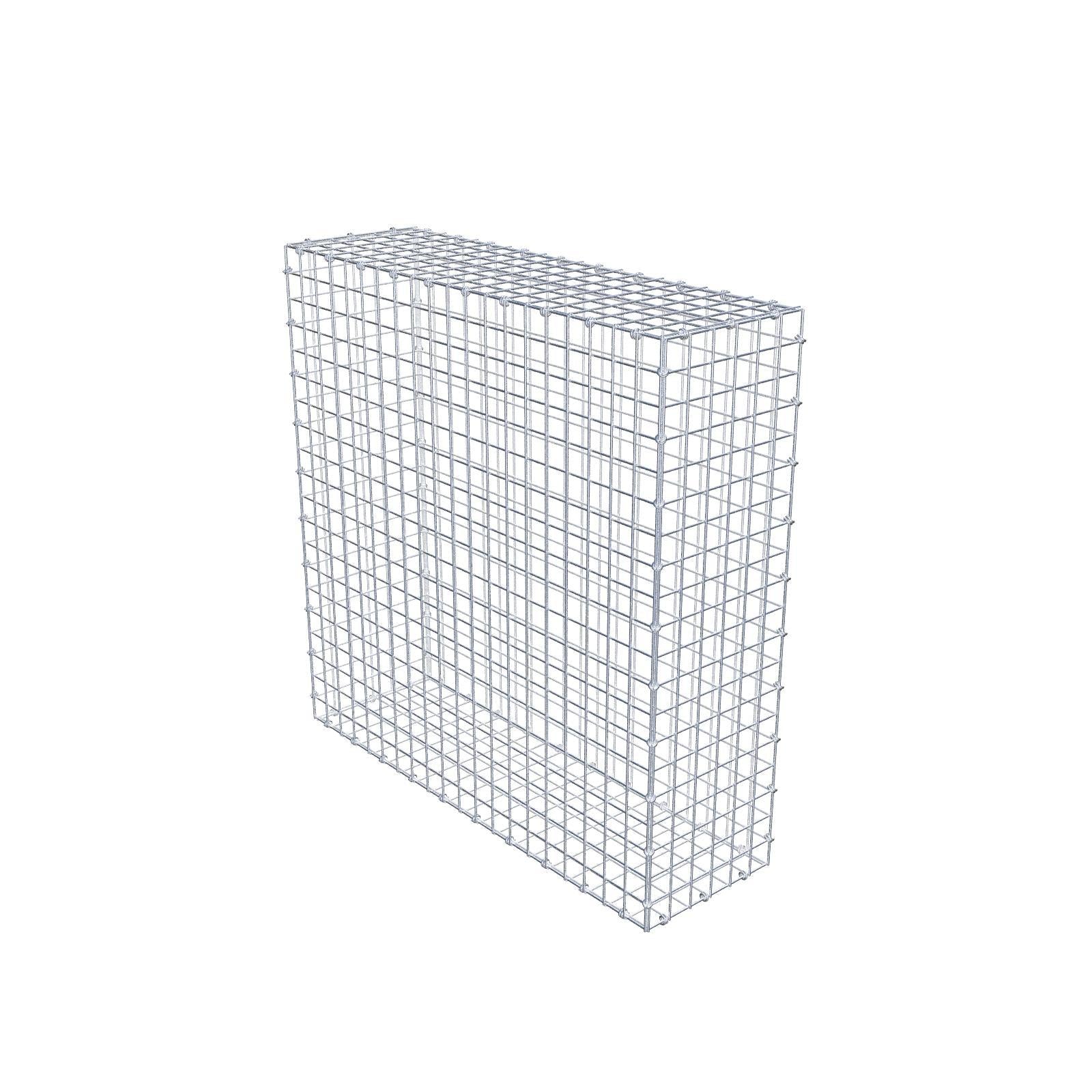 Gabion 100 cm x 100 cm x 30 cm (L x H x P), mailles 5 x 5 cm, anneau en spirale