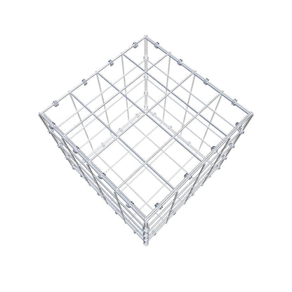 Gabione 40 cm x 40 cm x 40 cm (L x H x T), Maschenweite 10 x 10 cm, Spiralring