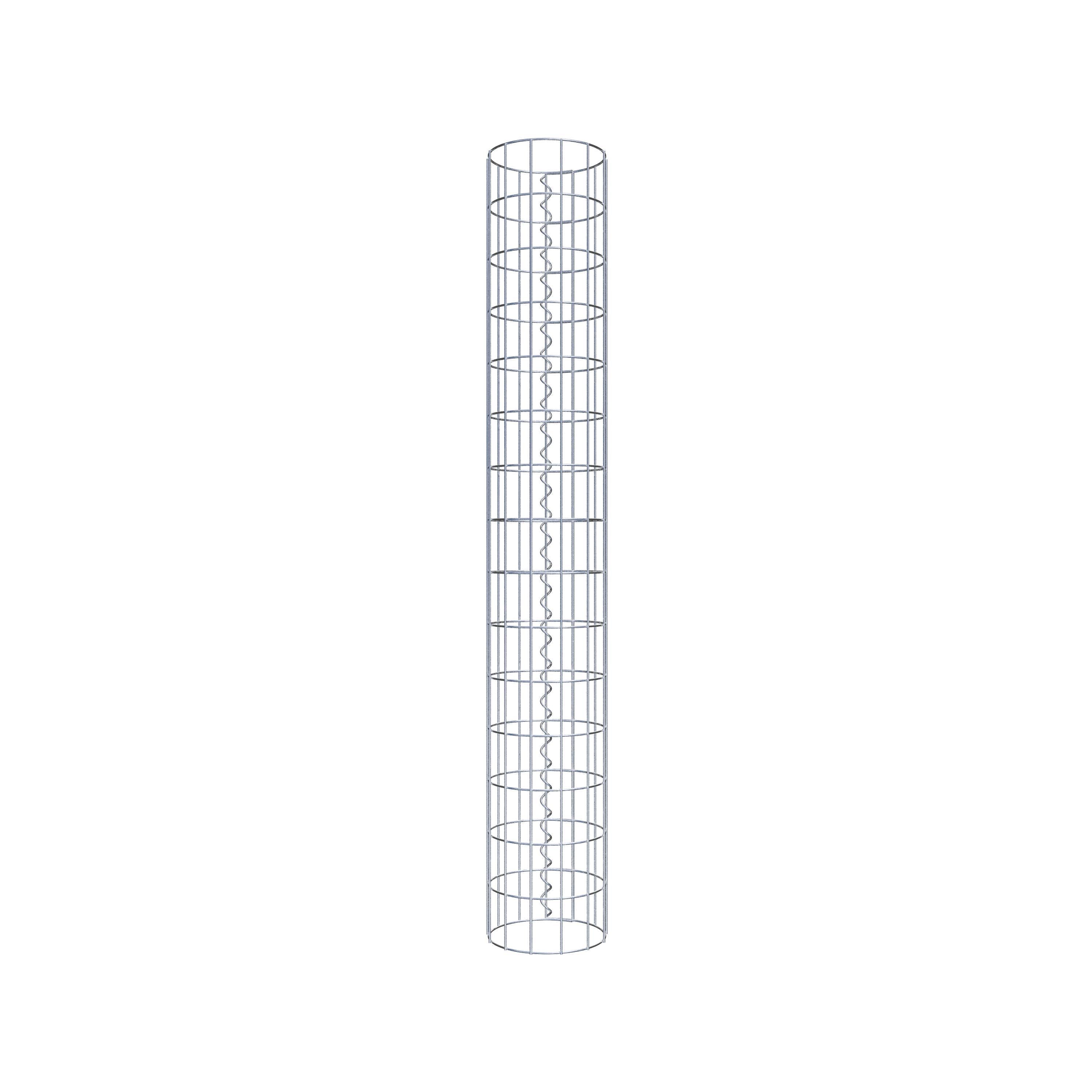 Colonne de gabion diamètre 22 cm, MW 5 x 10 cm ronde