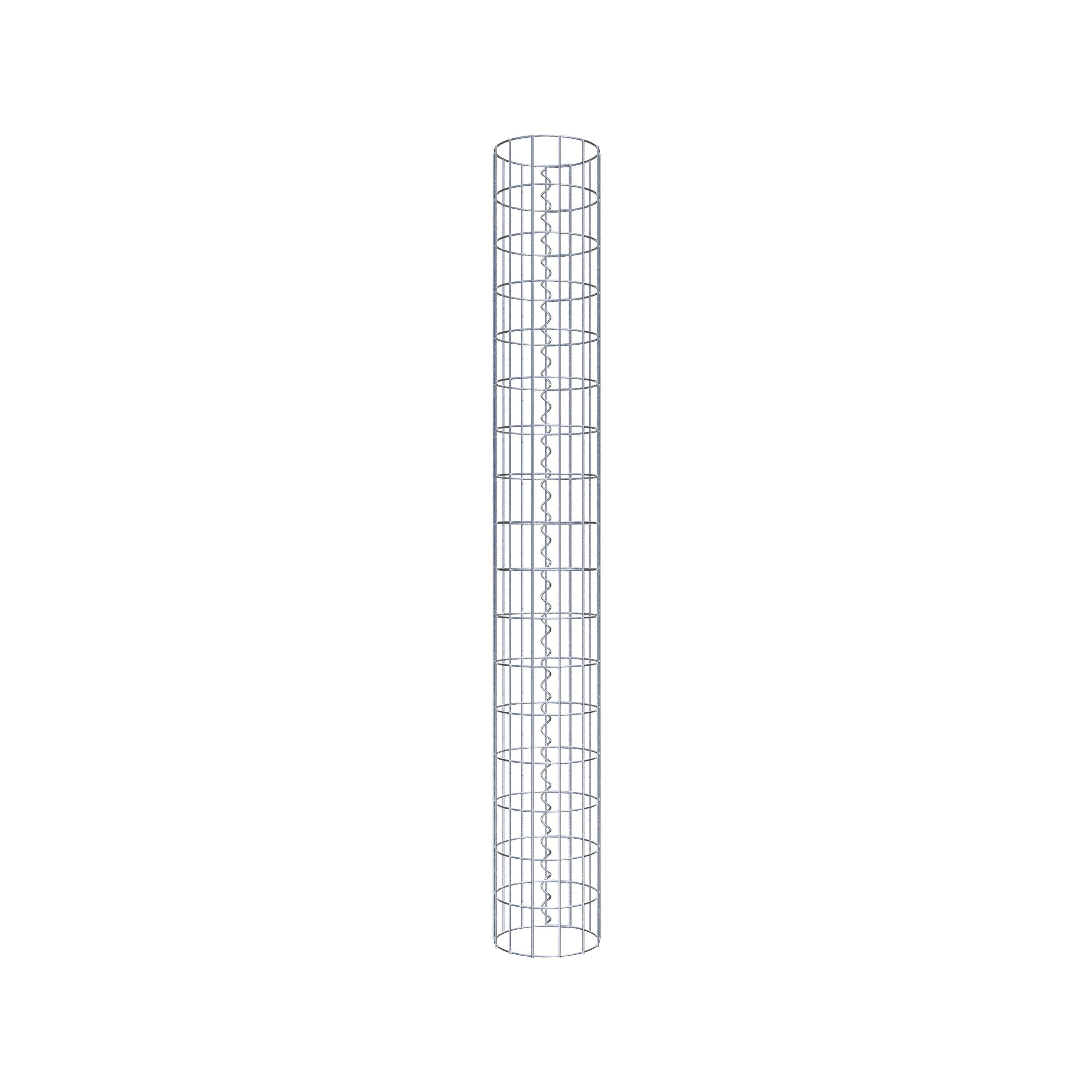 Colonne de gabion diamètre 22 cm, MW 5 x 10 cm ronde