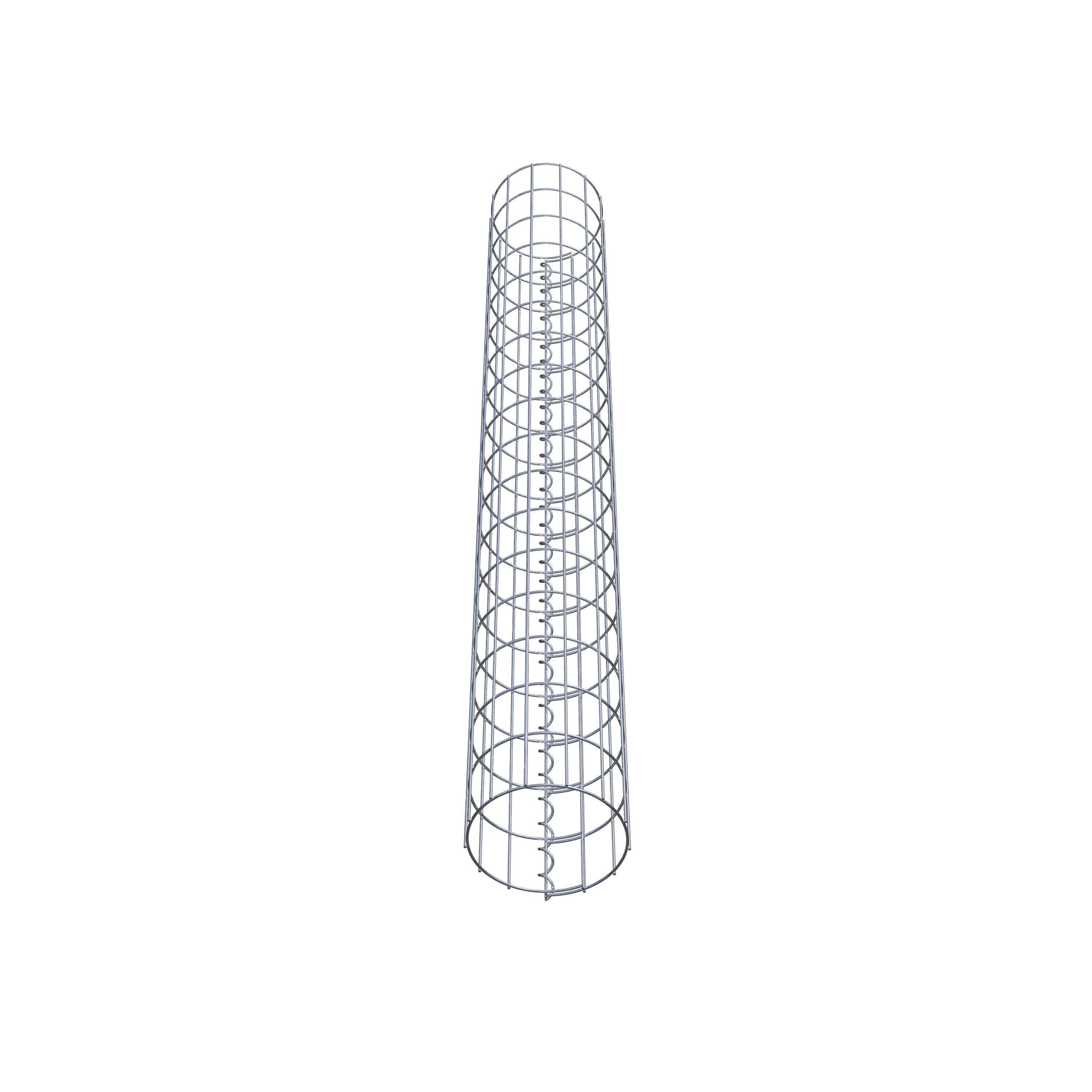 Colonne de gabion diamètre 22 cm, MW 5 x 10 cm ronde