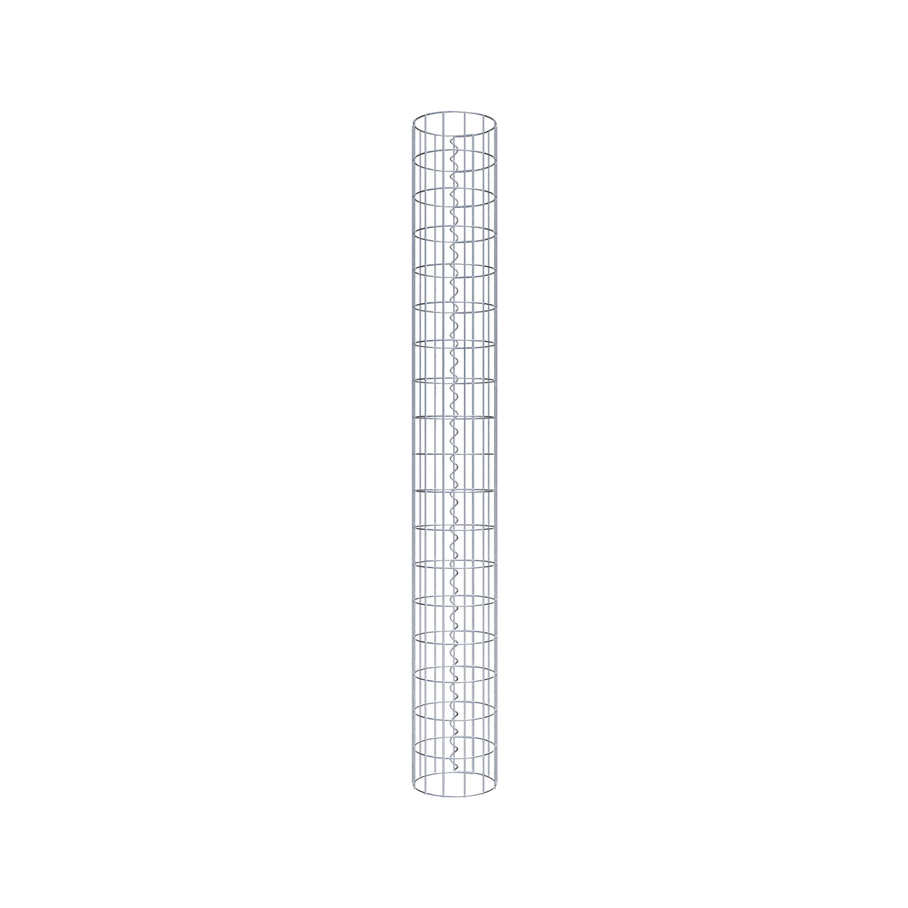 Colonne de gabion diamètre 22 cm, MW 5 x 10 cm ronde