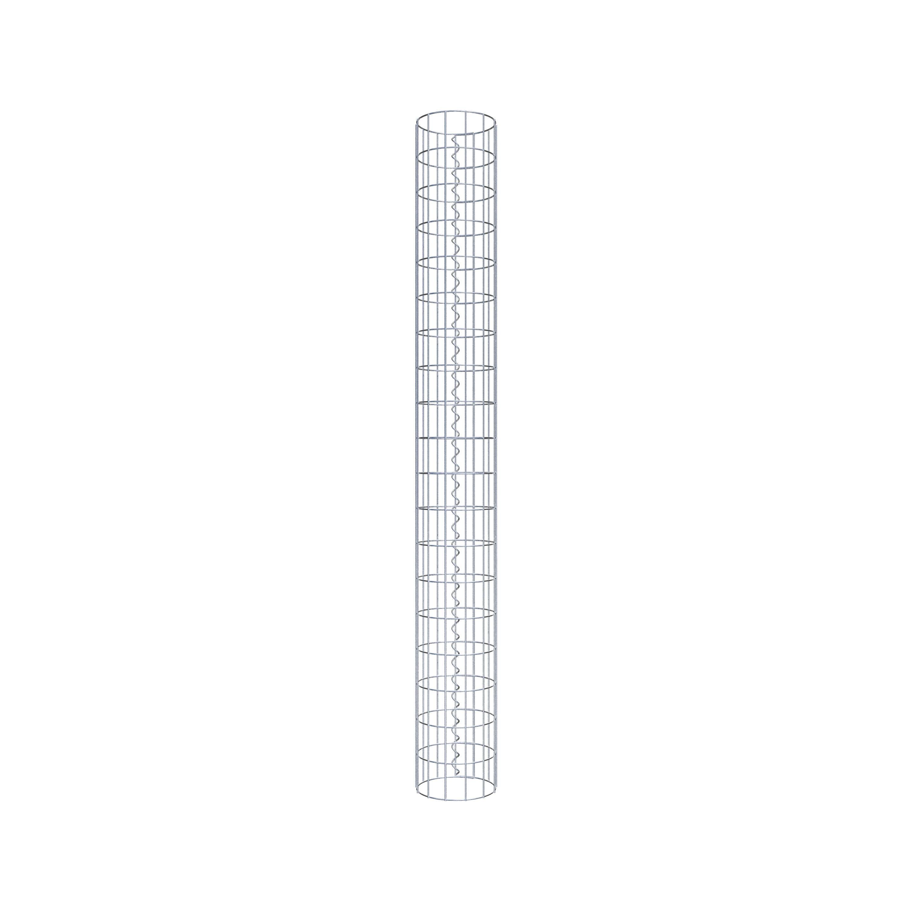 Colonne de gabion diamètre 22 cm, MW 5 x 10 cm ronde