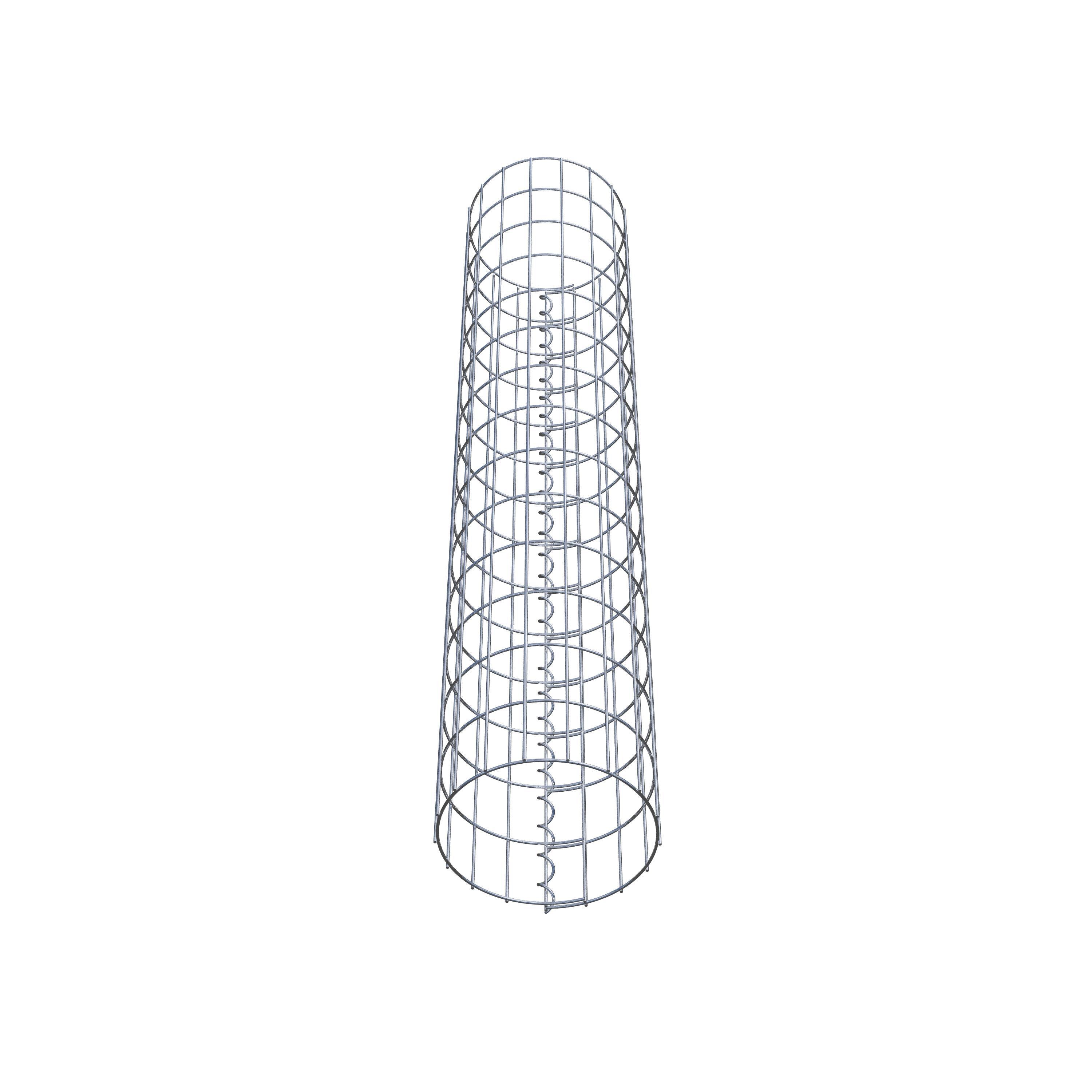 Colonne de gabion diamètre 27 cm, MW 5 x 10 cm ronde