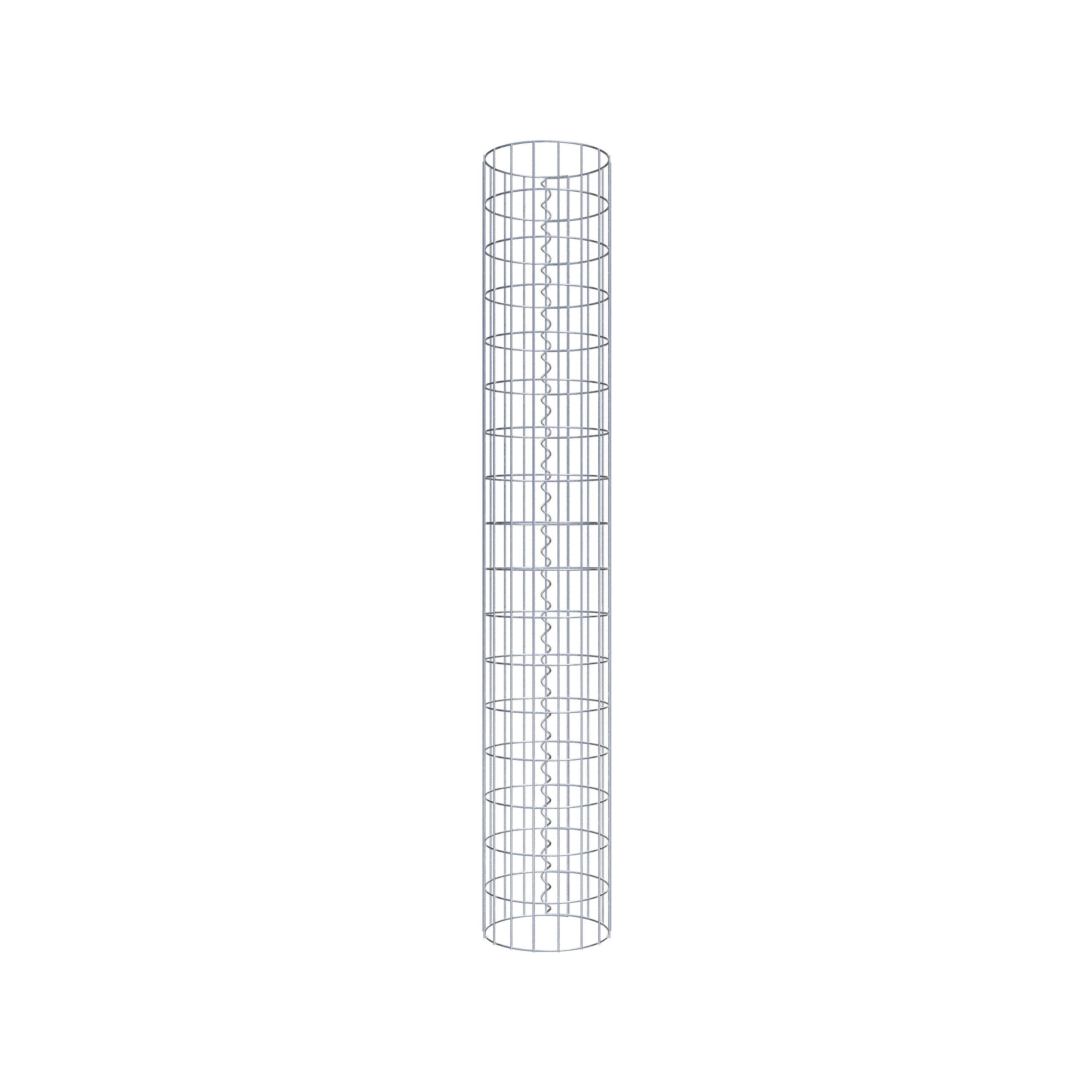 Colonne de gabion diamètre 27 cm, MW 5 x 10 cm ronde