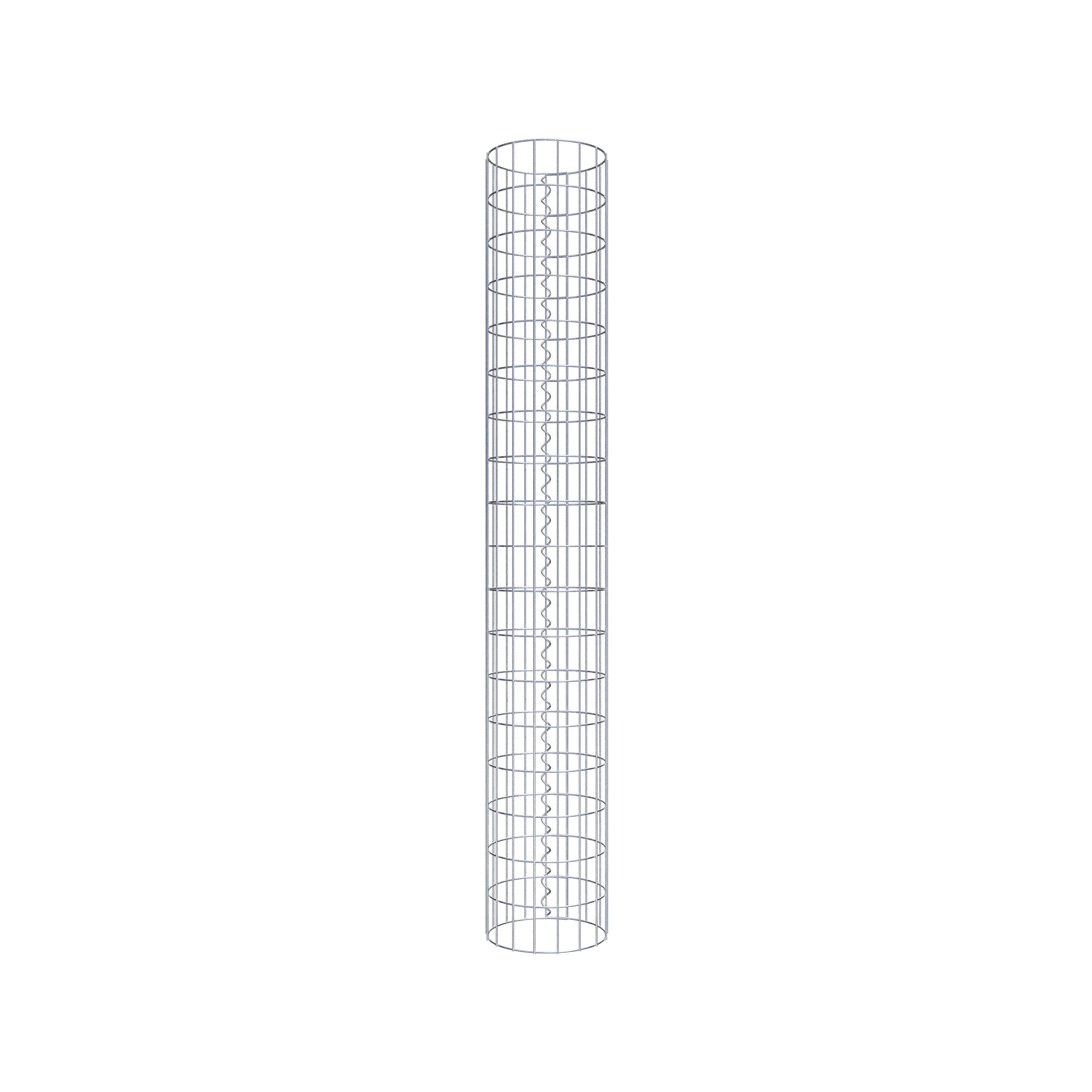 Colonne de gabion diamètre 27 cm, MW 5 x 10 cm ronde