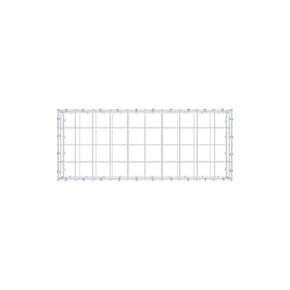 Gabion 100 cm x 20 cm x 40 cm (L x H x D), maskestørrelse 10 x 10 cm, spiralring