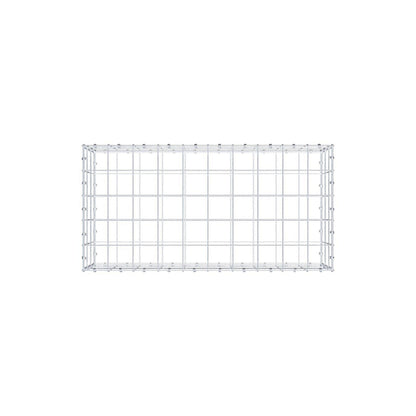 Gabione 100 cm x 30 cm x 50 cm (L x H x T), Maschenweite 10 x 10 cm, Spiralring