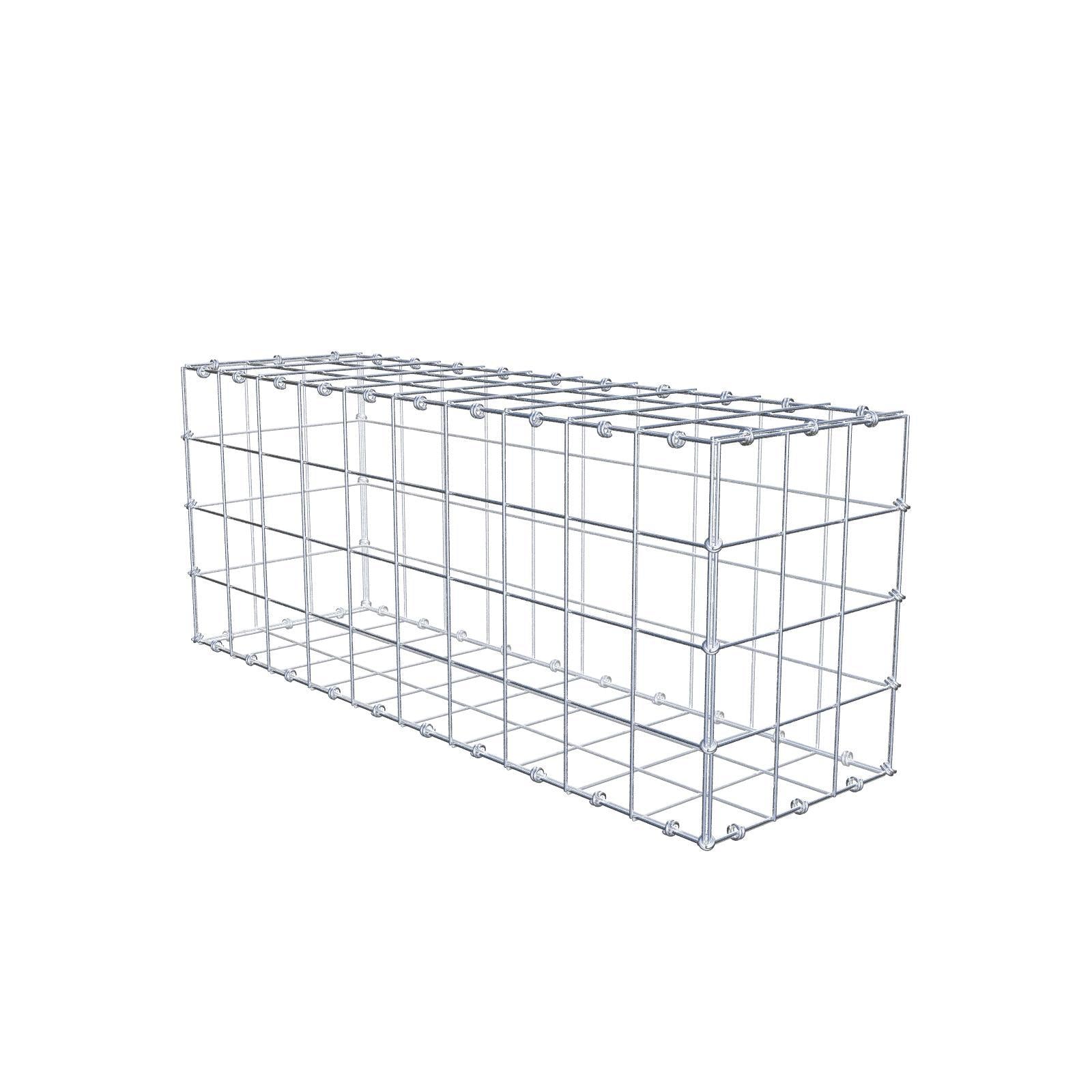 Gabion 100 cm x 40 cm x 30 cm (L x H x D), mesh size 10 x 10 cm, spiral ring