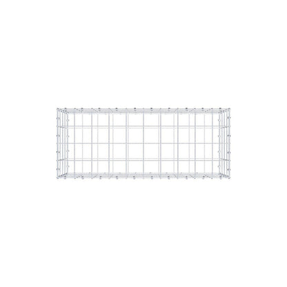 Gabion 100 cm x 40 cm x 40 cm (L x H x P), mailles 10 x 10 cm, anneau en spirale