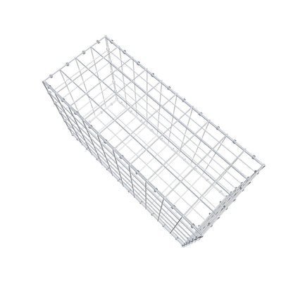 Gabion 100 cm x 60 cm x 40 cm (L x H x D), maskestørrelse 10 x 10 cm, spiralring