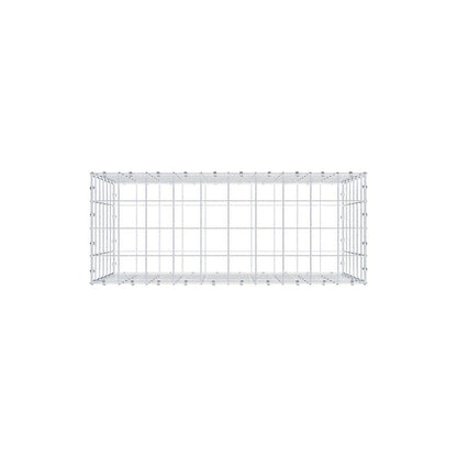 Gabion 100 cm x 60 cm x 40 cm (L x H x D), maskestørrelse 10 x 10 cm, spiralring