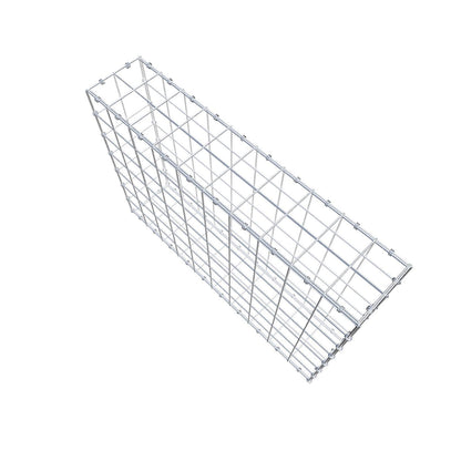 Gabion 100 cm x 70 cm x 20 cm (L x H x P), mailles 10 x 10 cm, anneau en spirale