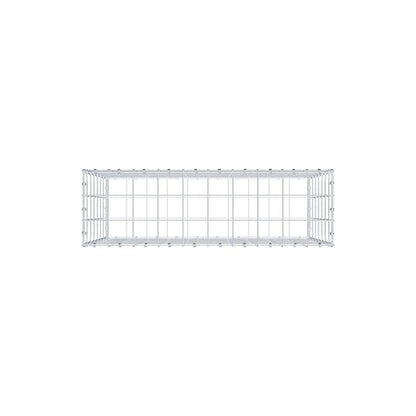 Gabione 100 cm x 70 cm x 30 cm (L x H x T), Maschenweite 10 x 10 cm, Spiralring