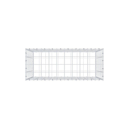 Gabion 100 cm x 70 cm x 40 cm (L x H x P), mailles 10 x 10 cm, anneau en spirale