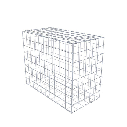 Gabione 100 cm x 80 cm x 50 cm (L x H x T), Maschenweite 10 x 10 cm, Spiralring