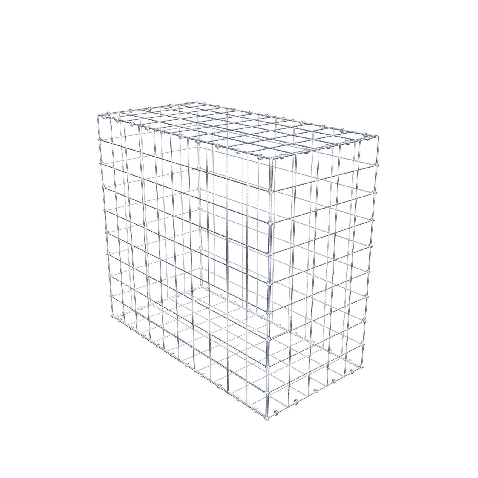 Gabion 100 cm x 90 cm x 50 cm (L x H x D), mesh size 10 x 10 cm, spiral ring