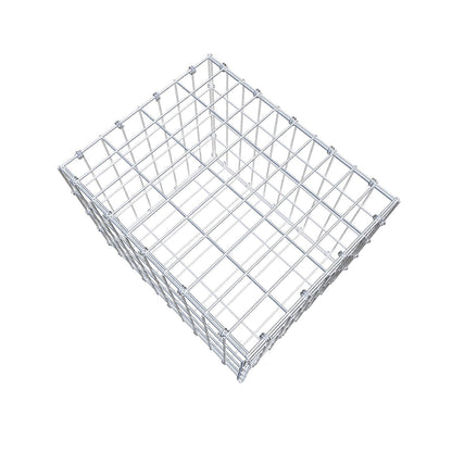 Gabion 50 cm x 40 cm x 40 cm (L x H x D), maskestørrelse 5 x 10 cm, spiralring