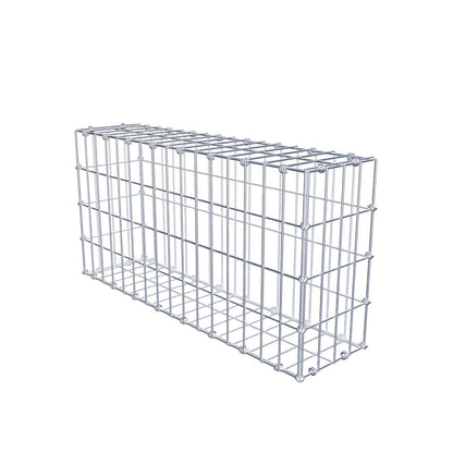 Gabion 80 cm x 40 cm x 20 cm (L x H x D), mesh size 5 x 10 cm, spiral ring
