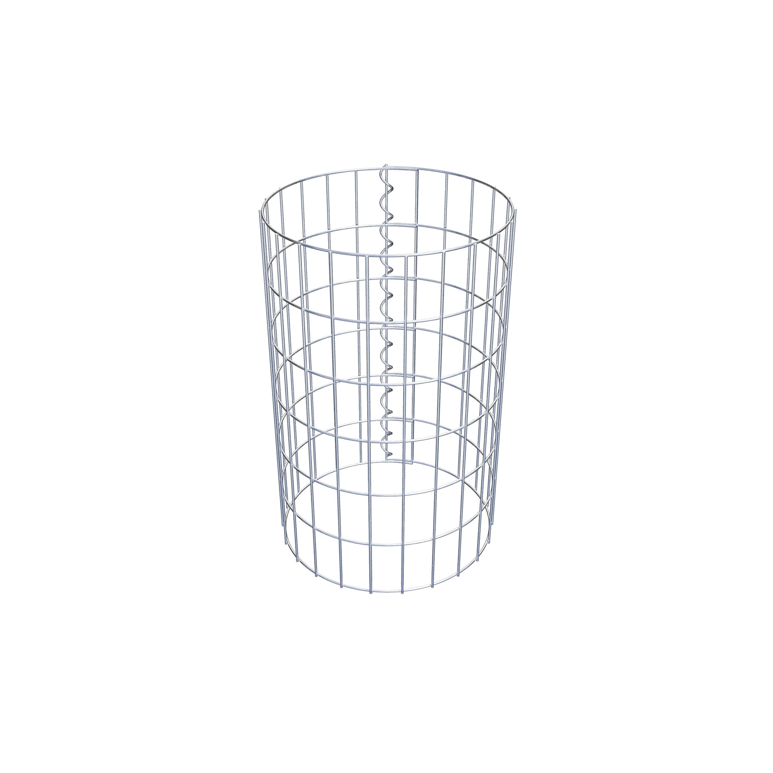 Colonne gabion diamètre 37 cm, MW 5 x 10 cm ronde