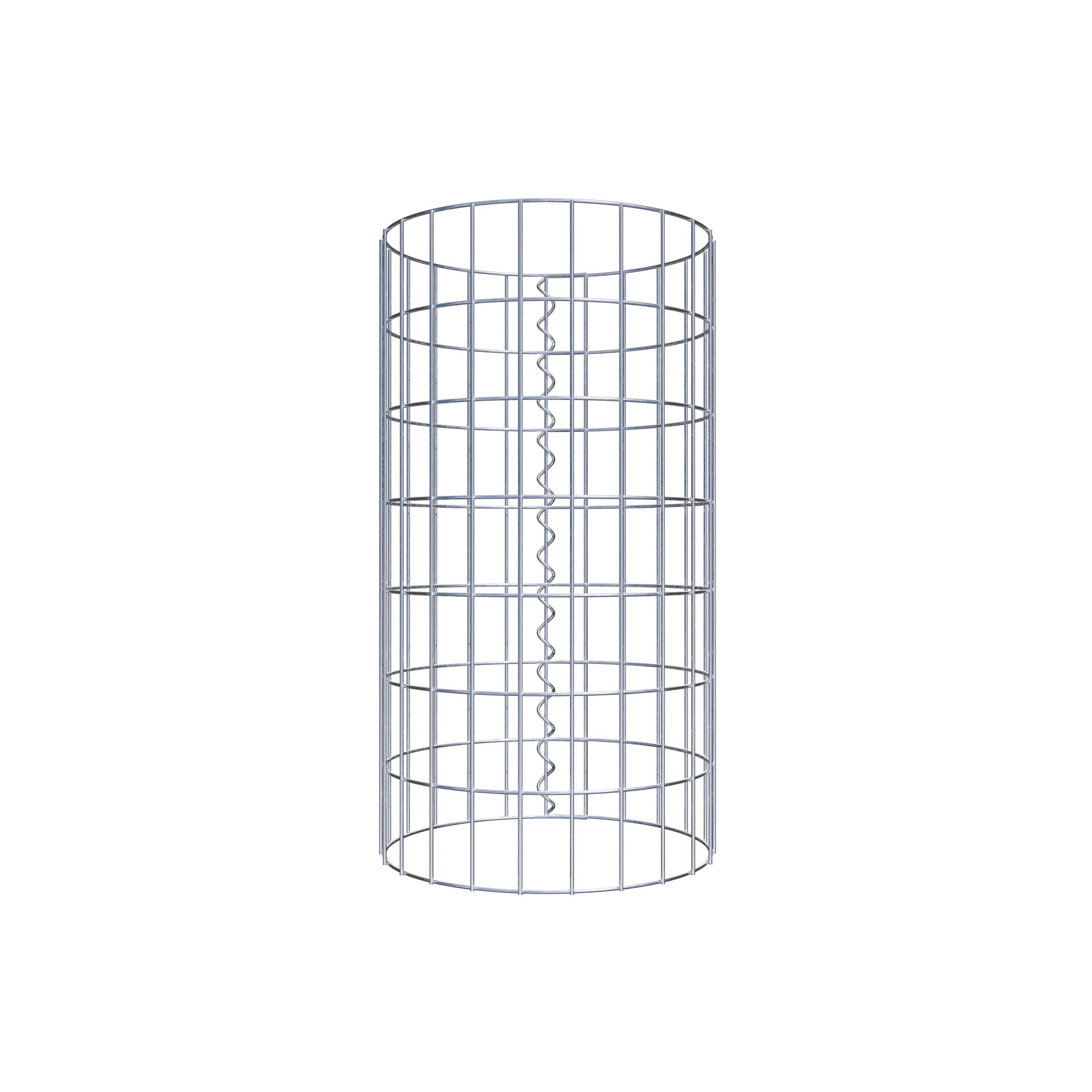 Colonne gabion diamètre 37 cm, MW 5 x 10 cm ronde