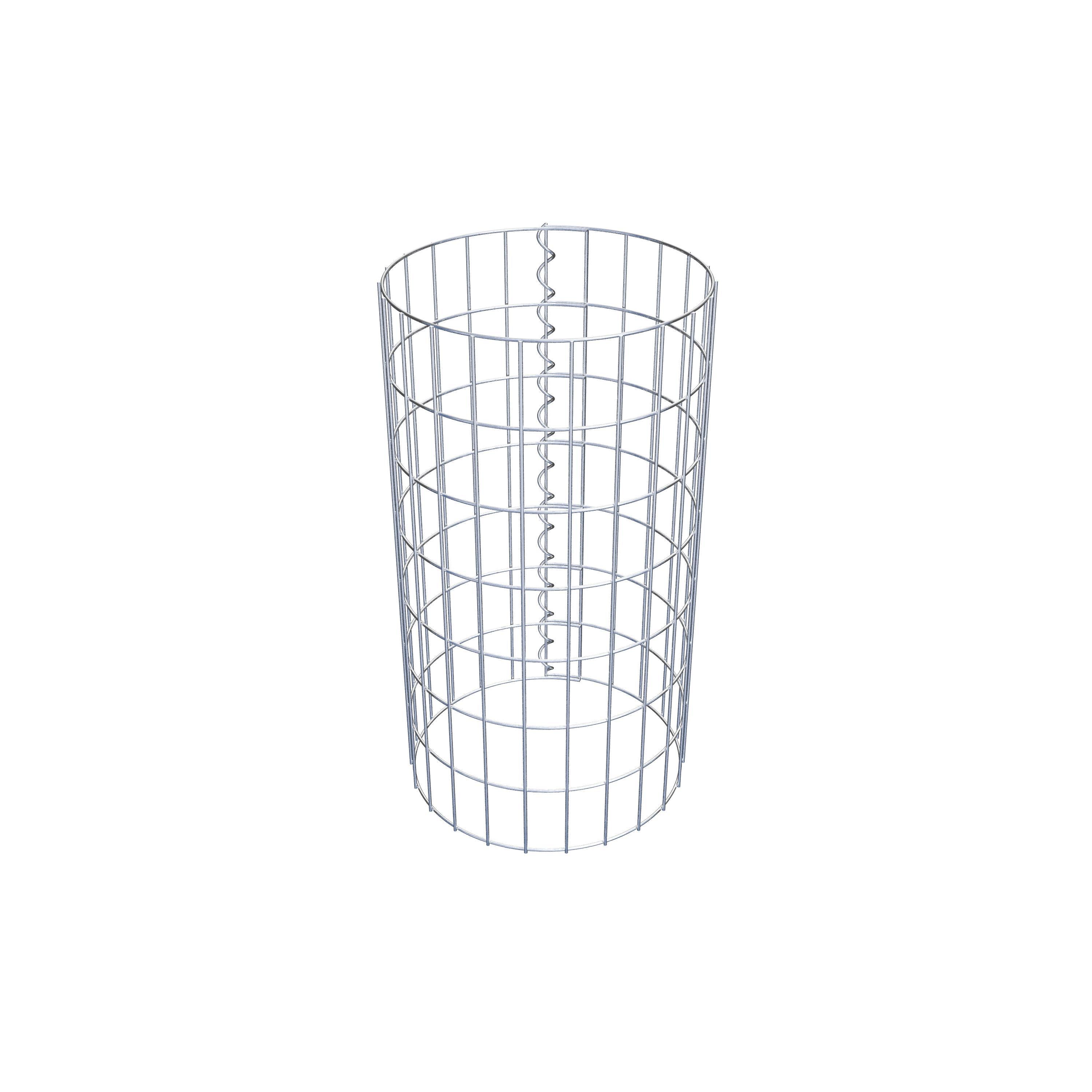 Colonne gabion diamètre 37 cm, MW 5 x 10 cm ronde