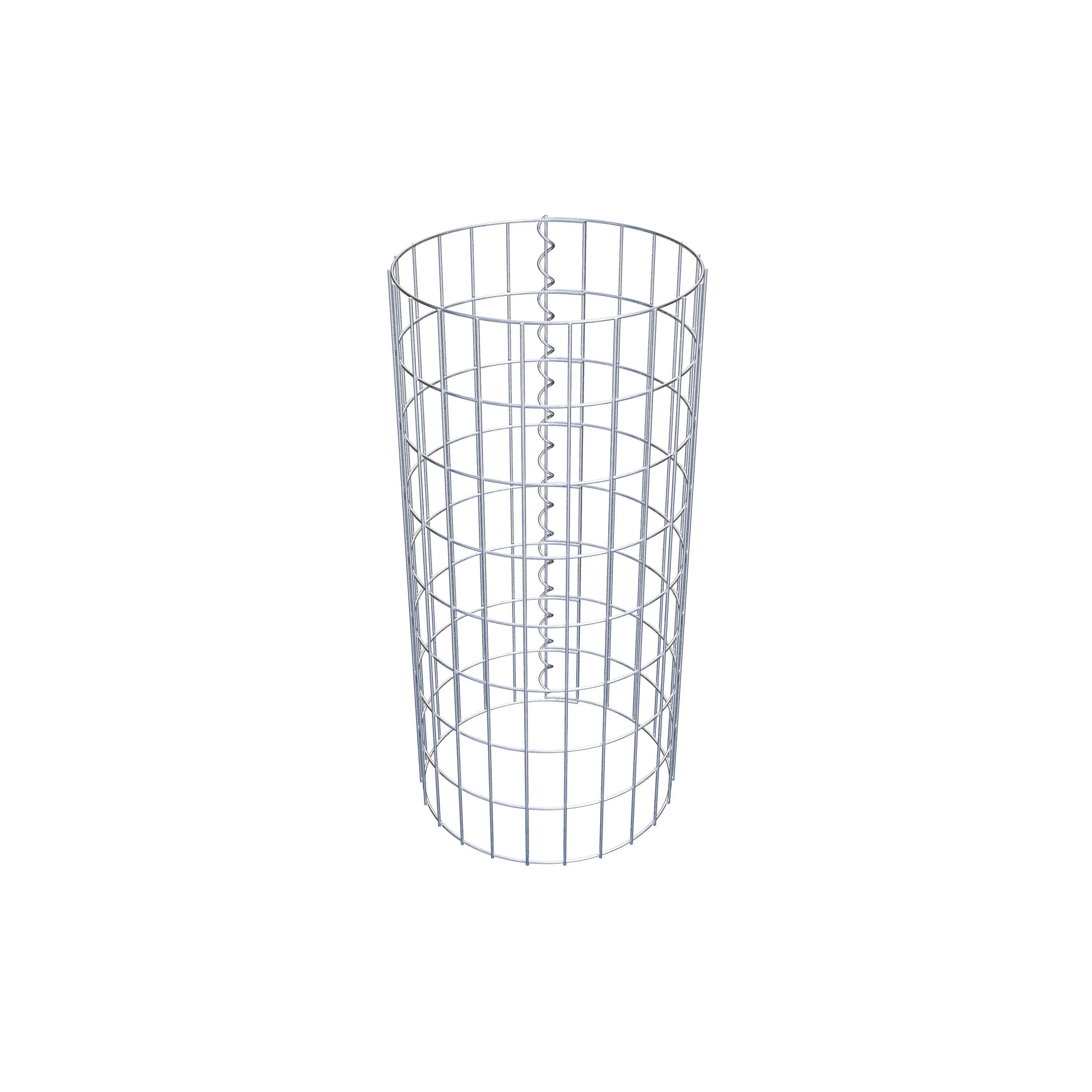 Colonne gabion diamètre 37 cm, MW 5 x 10 cm ronde