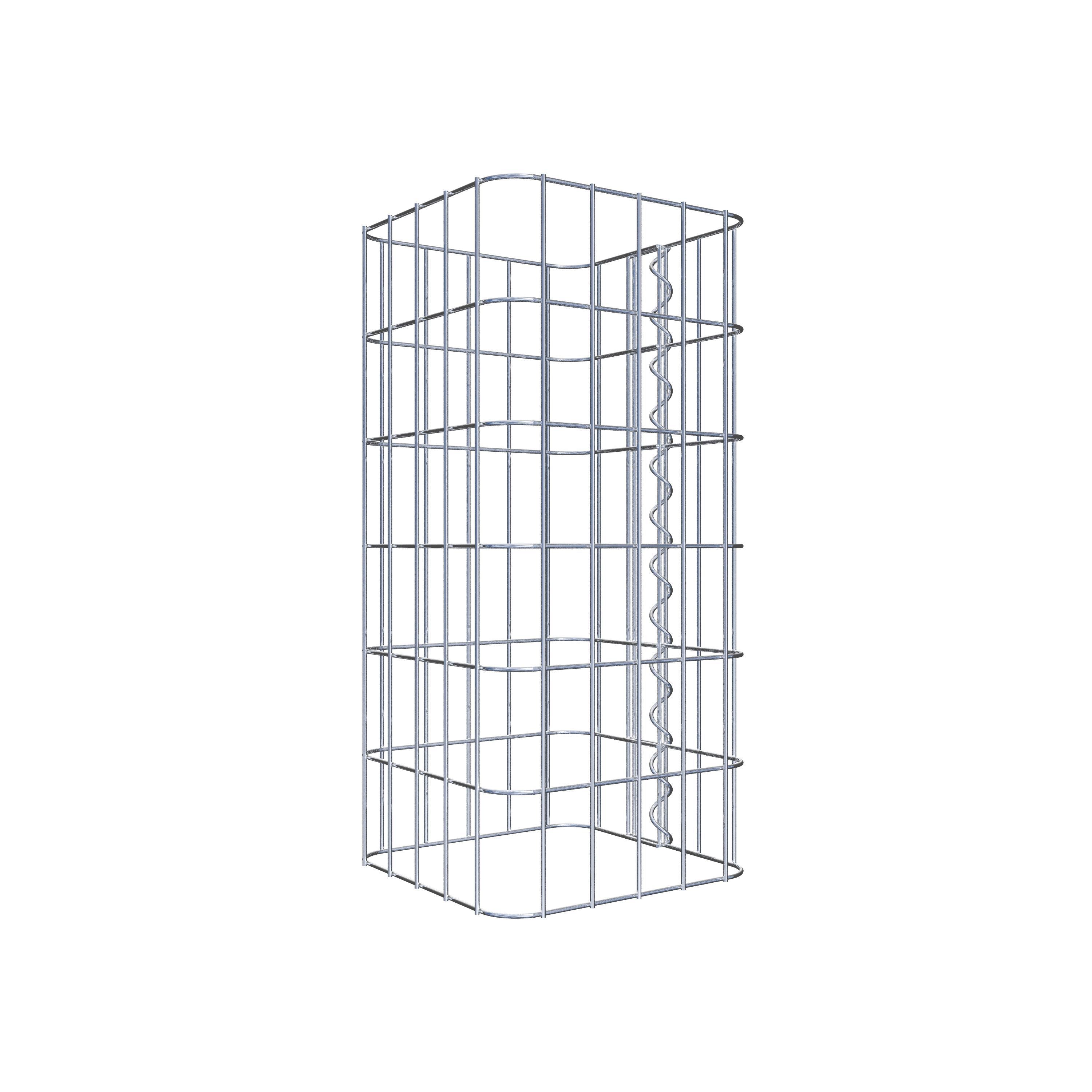 Colonne gabion 27 x 27 cm, MW 5 x 10 cm carré