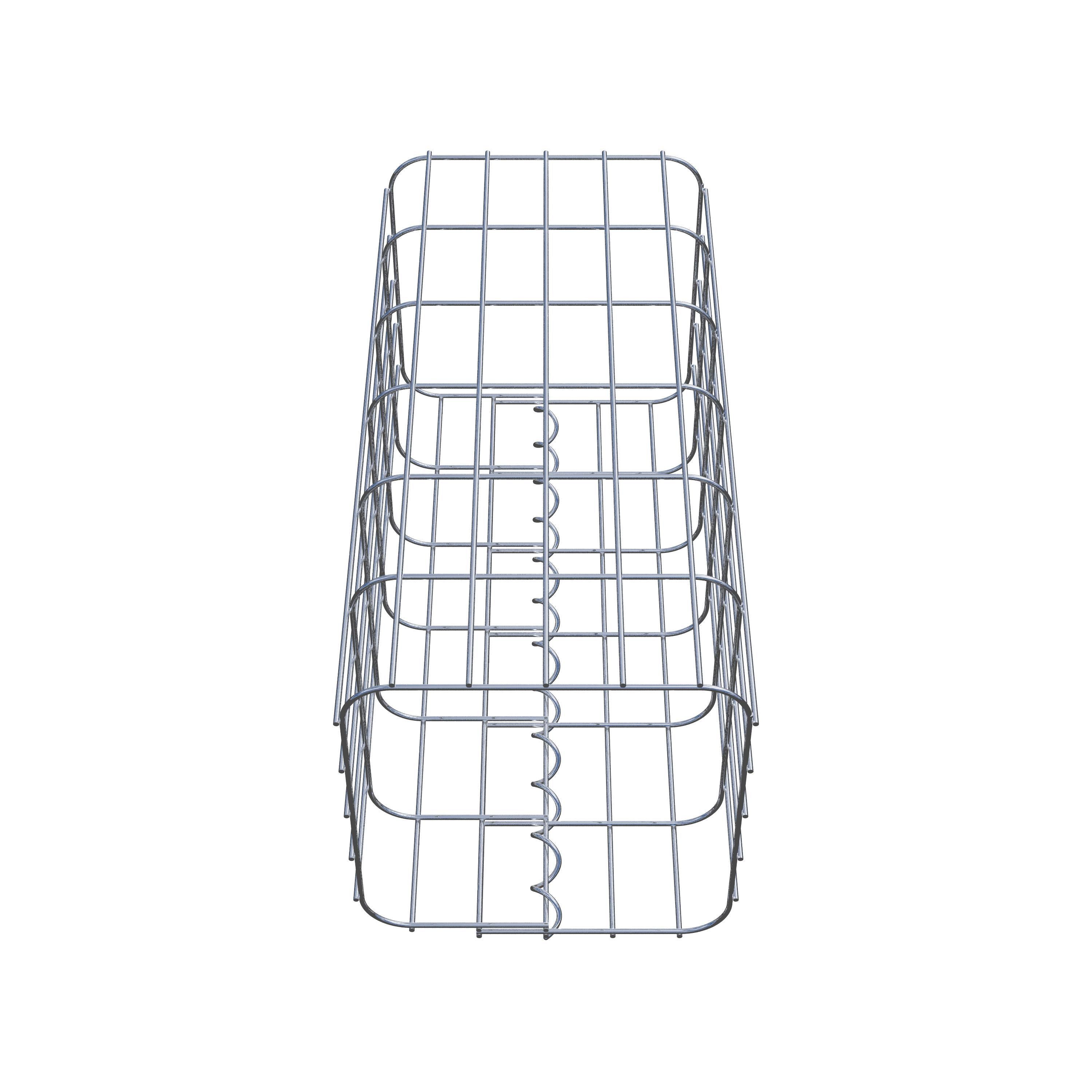 Colonne gabion 27 x 27 cm, MW 5 x 10 cm carré