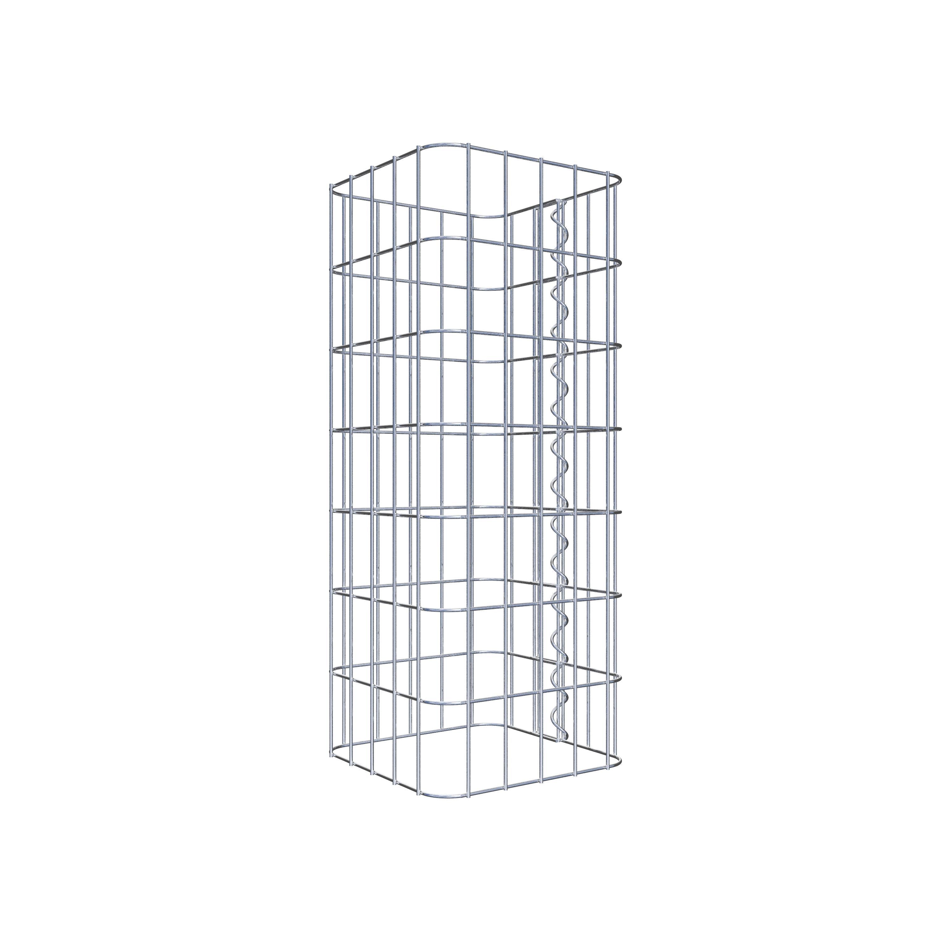 Colonne gabion 27 x 27 cm, MW 5 x 10 cm carré